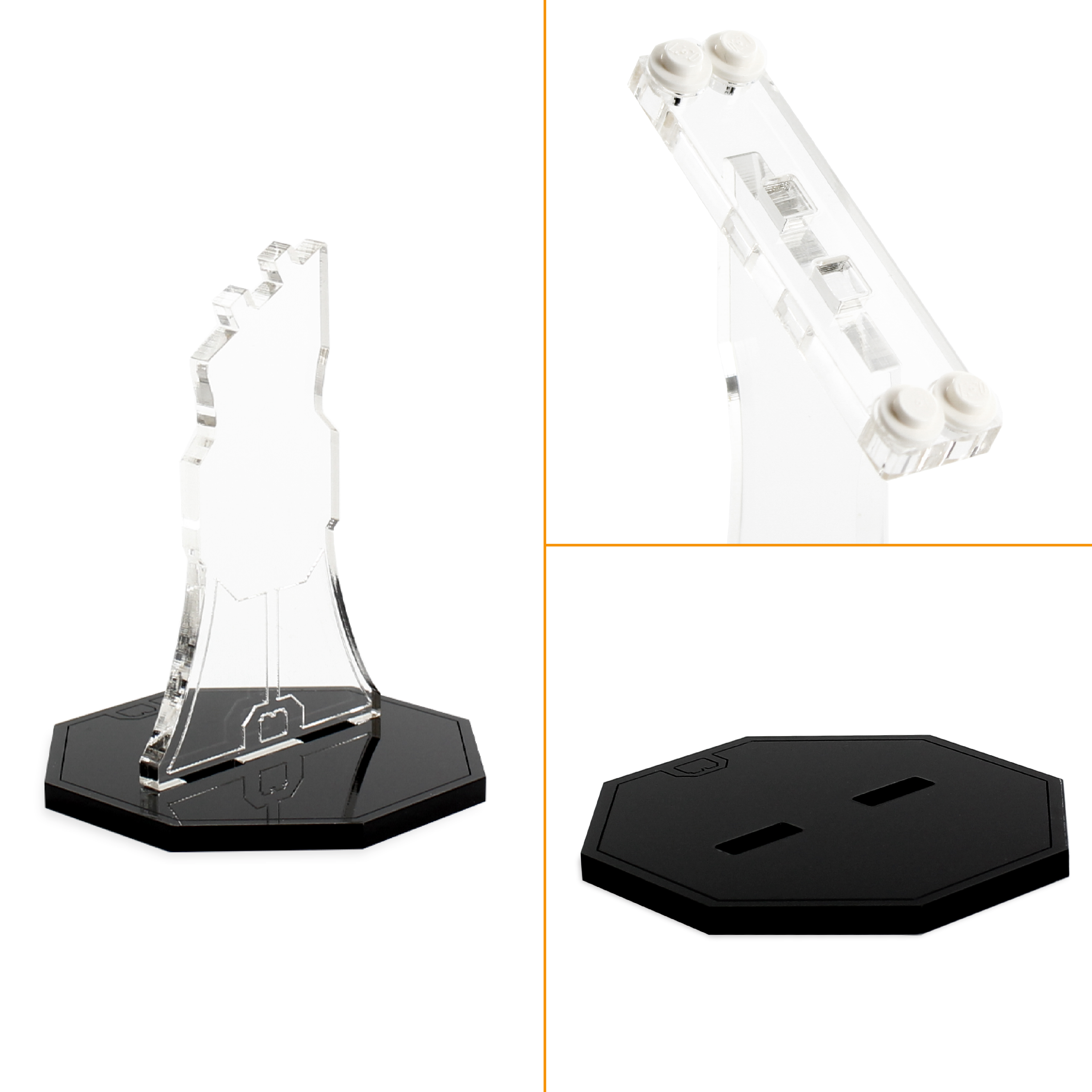 Vario Display Stand for LEGO® Vehicles (Medium/Angled)