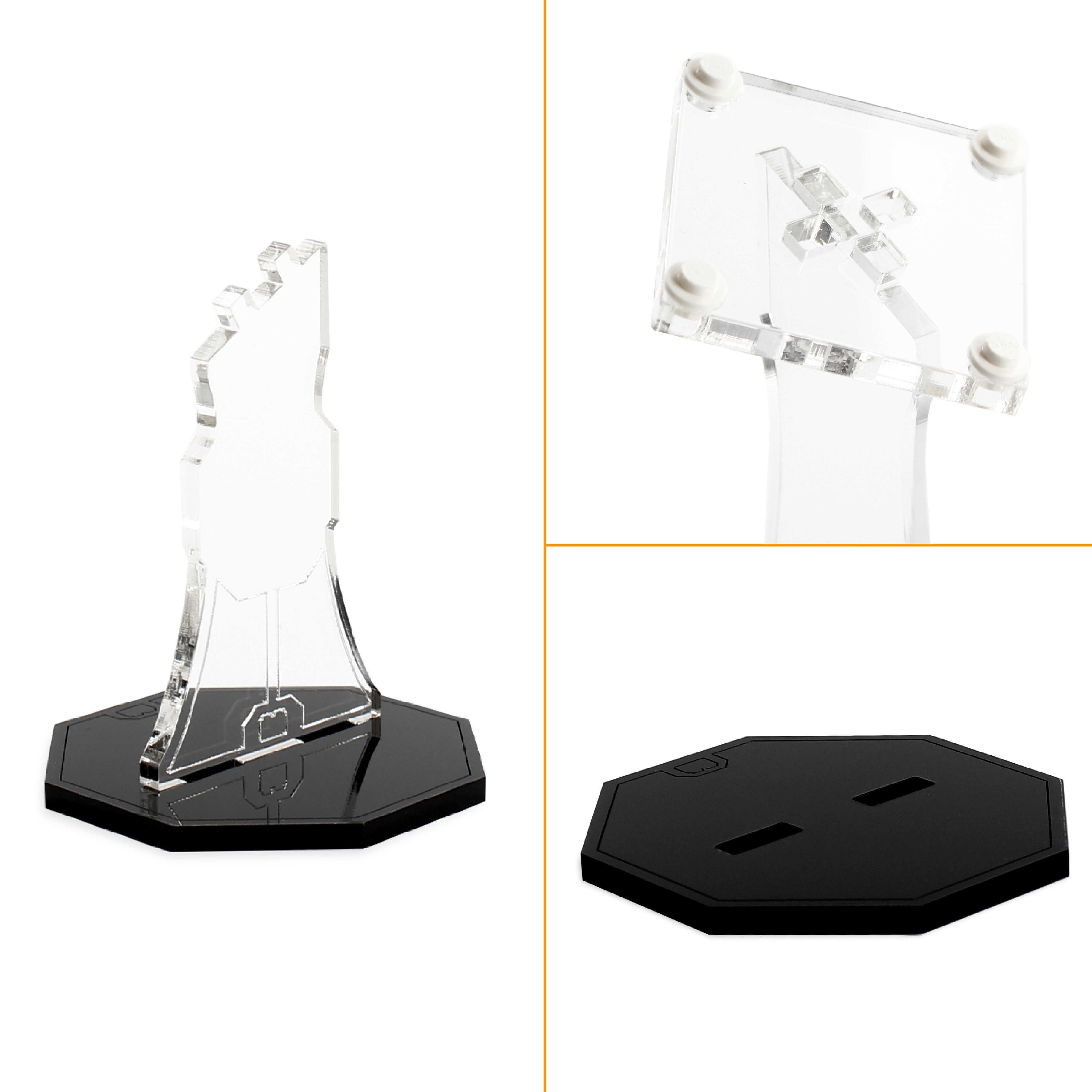 Vario Display Stand for LEGO® Vehicles (Medium/Angled)