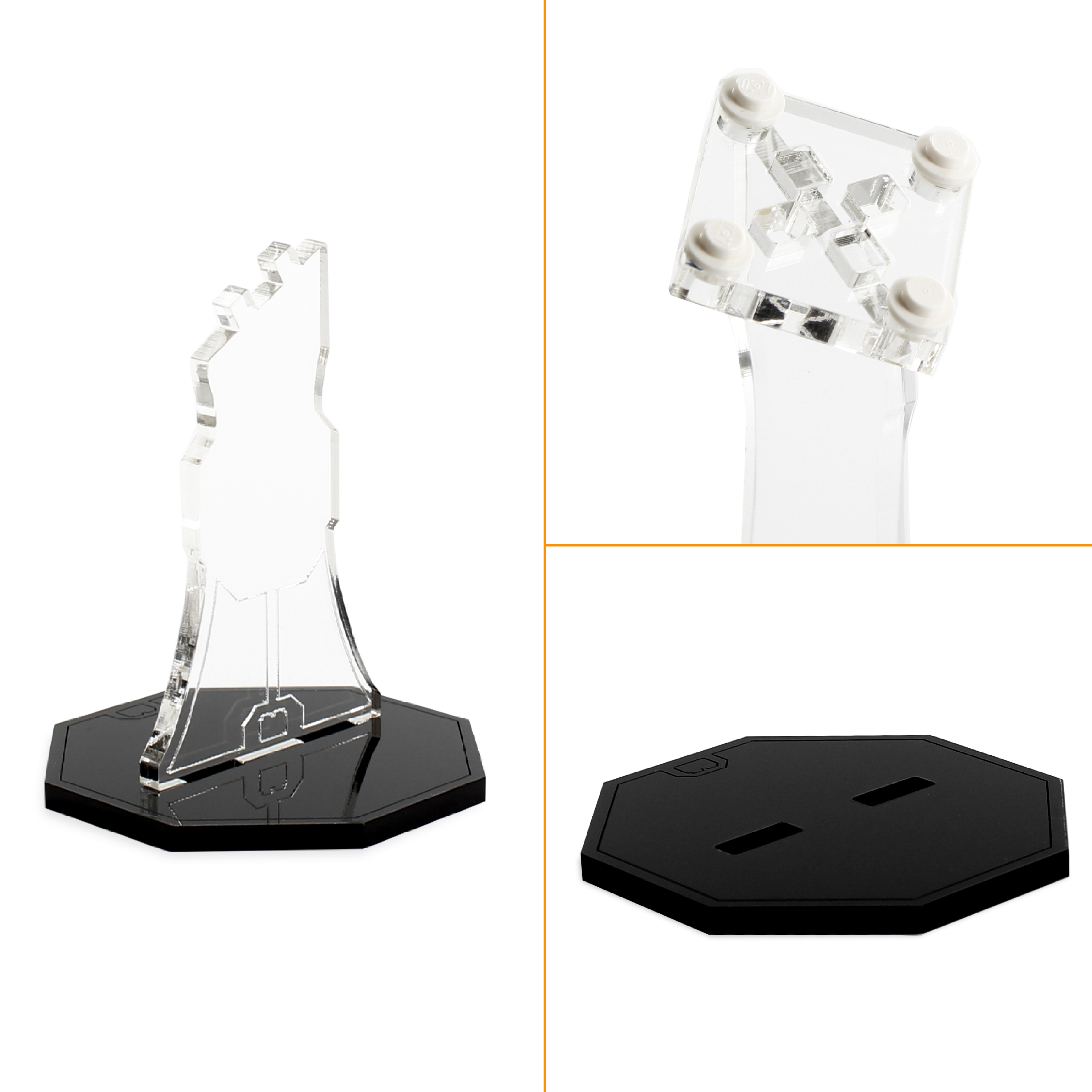 Vario Display Stand for LEGO® Vehicles (Medium/Angled)