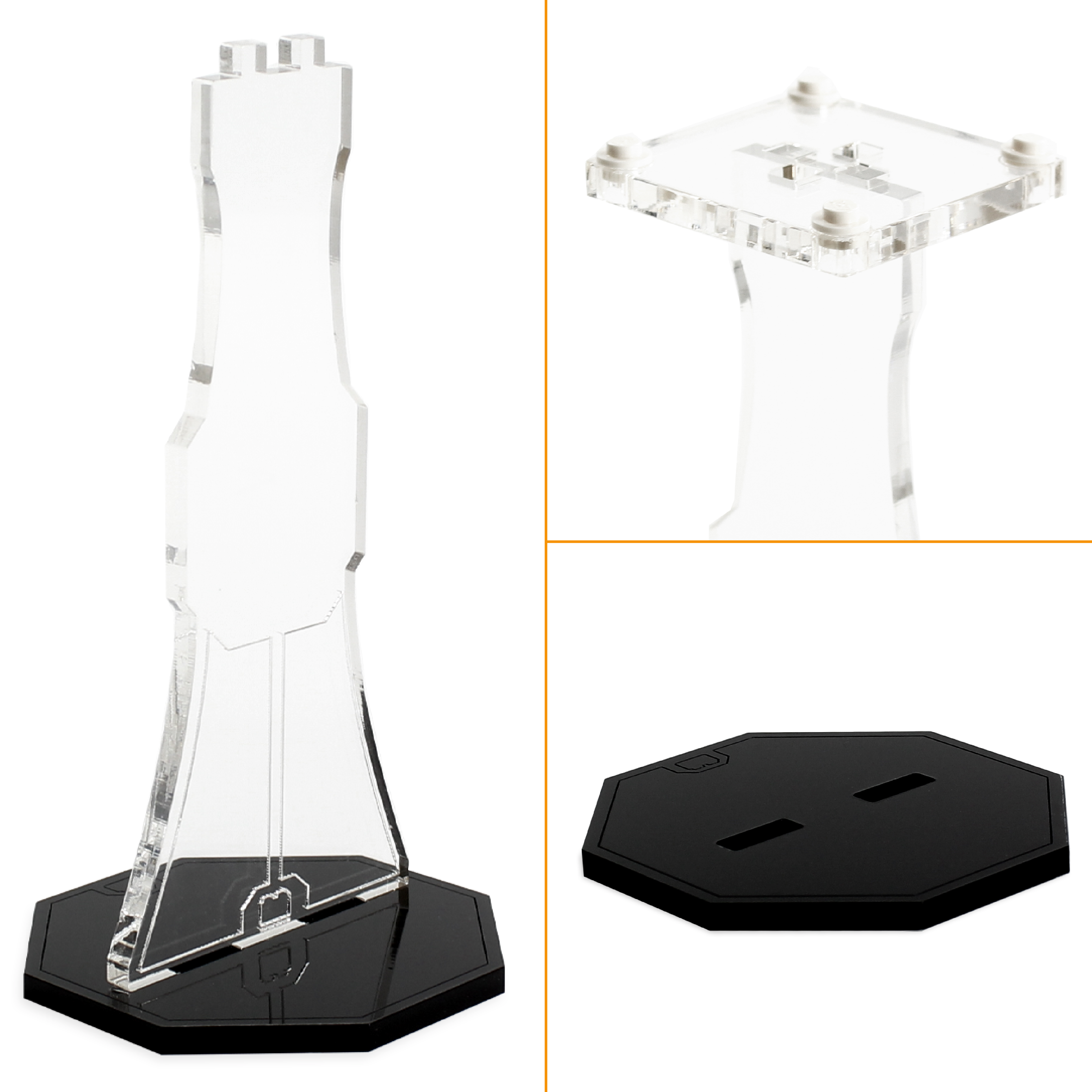 Vario Display Stand for LEGO® Vehicles (Large/Horizontal)