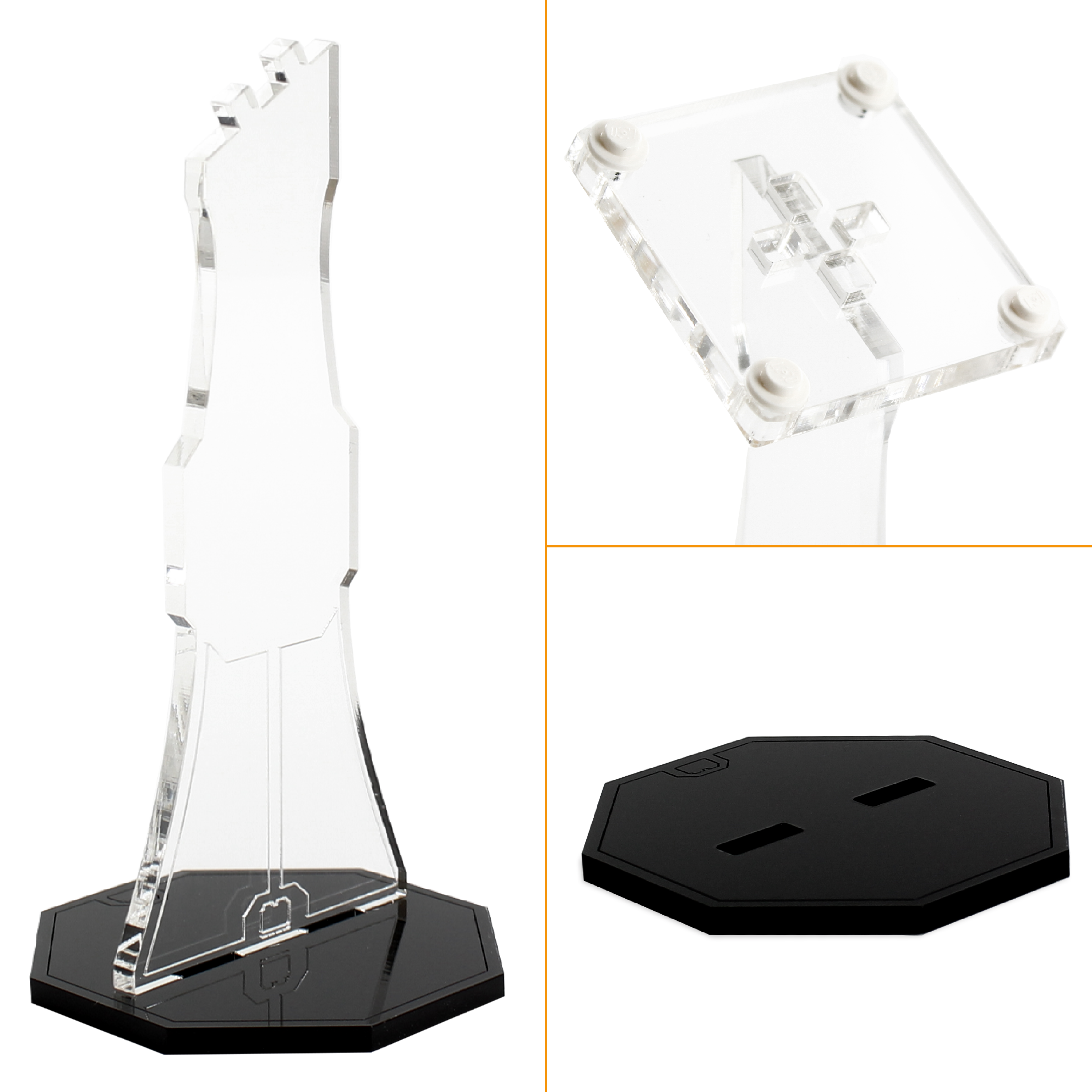 Vario Display Stand for LEGO® Vehicles (Large/Angled)