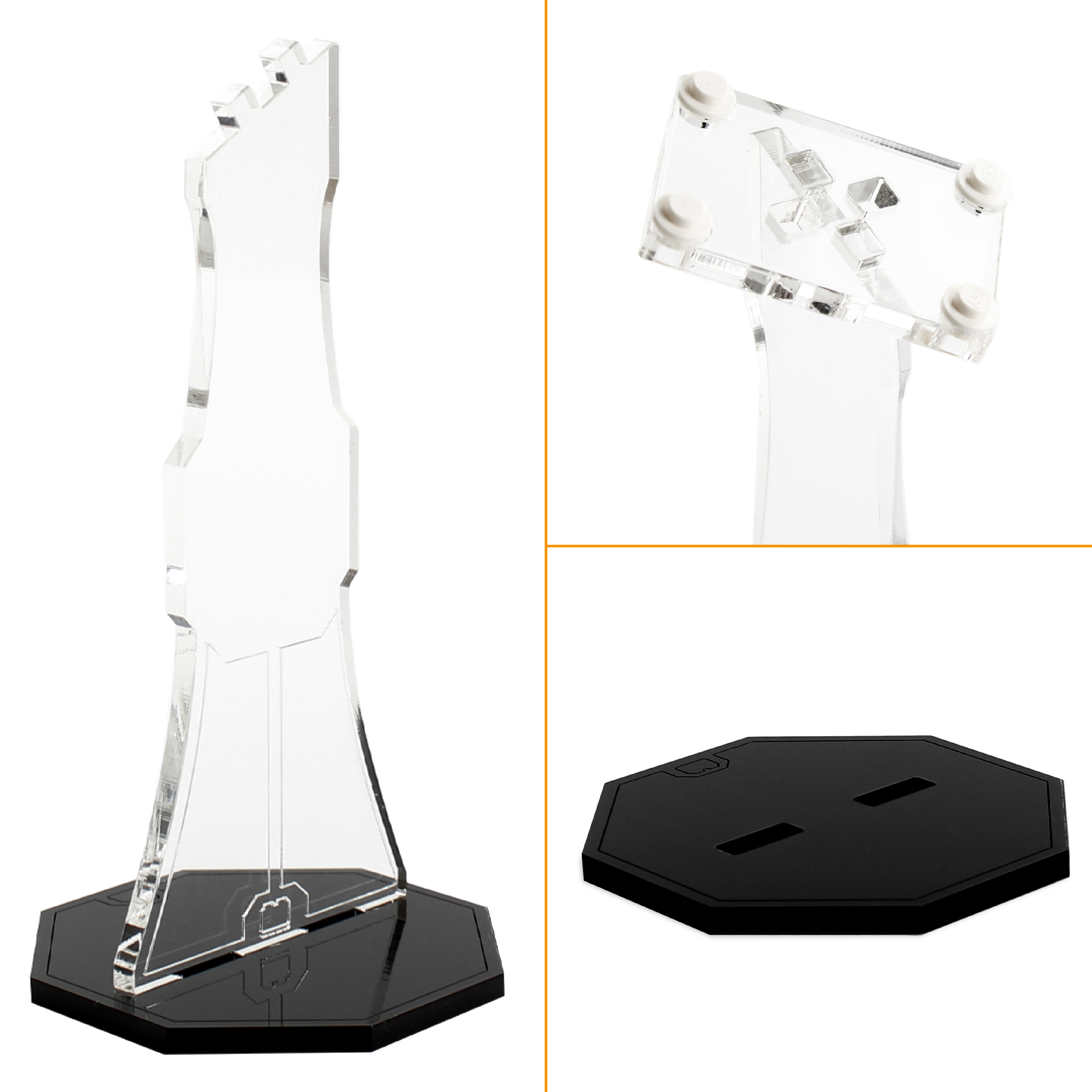 Vario Display Stand for LEGO® Vehicles (Large/Angled)