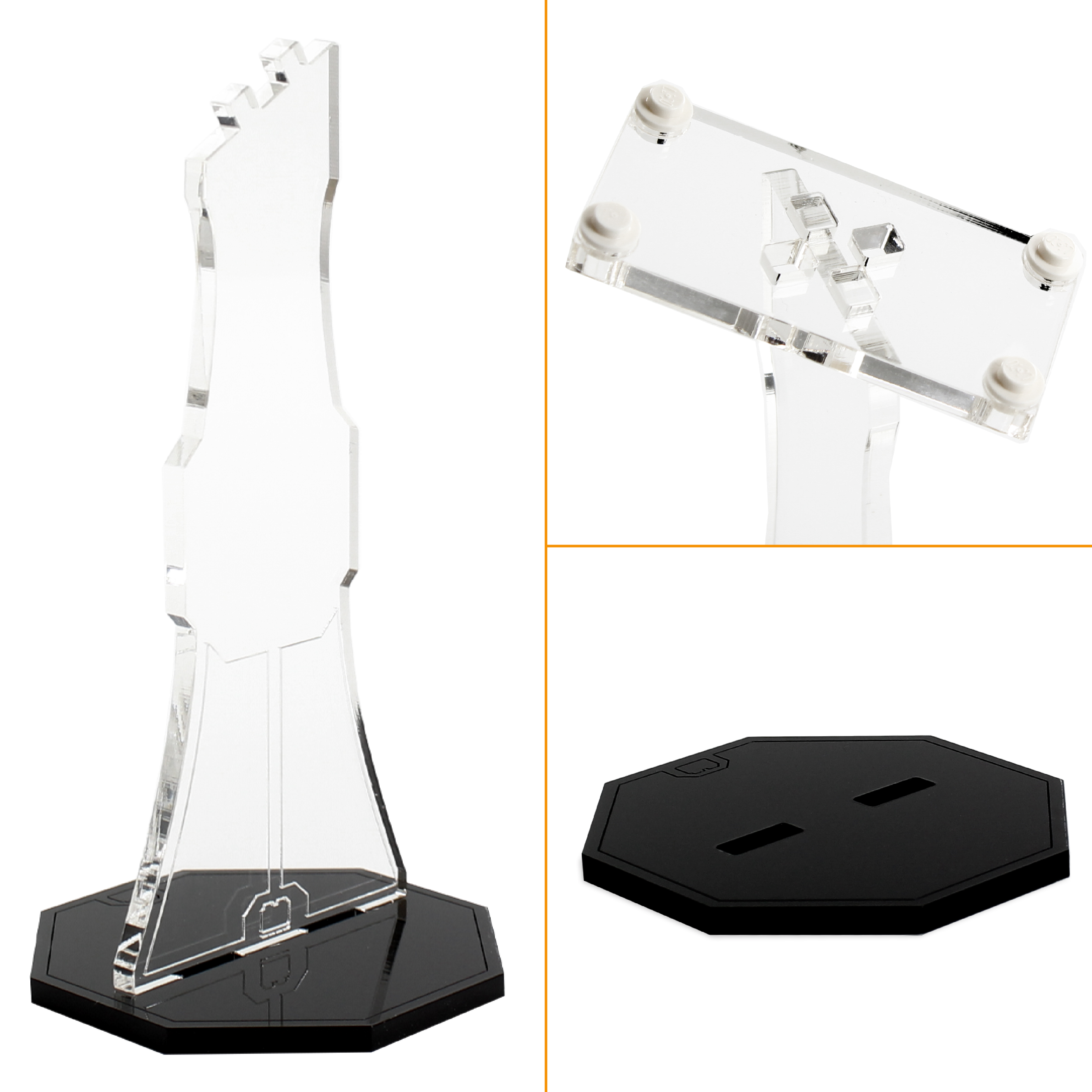 Vario Display Stand for LEGO® Vehicles (Large/Angled)