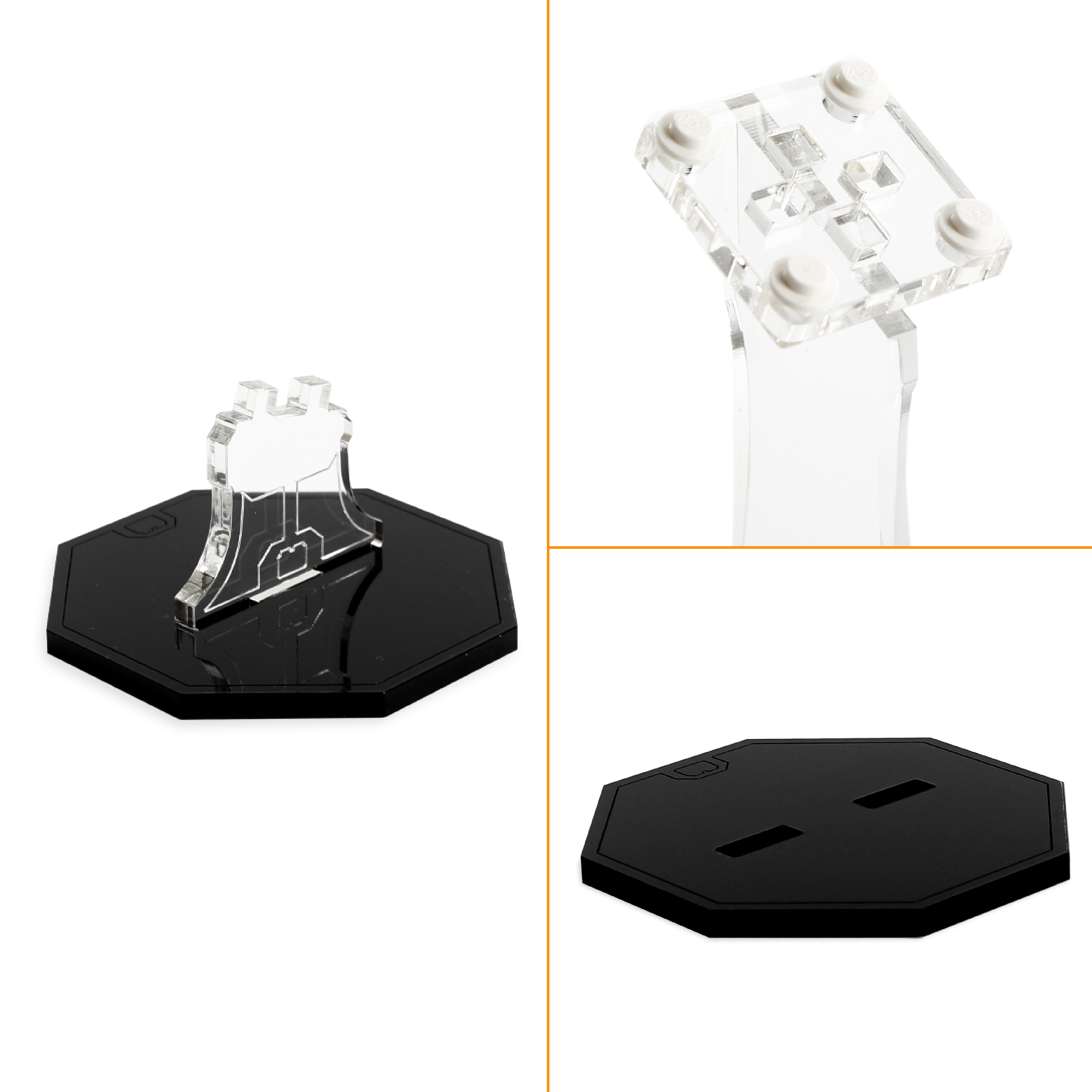 Vario Display Stand for LEGO® Vehicles (Small/Angled)