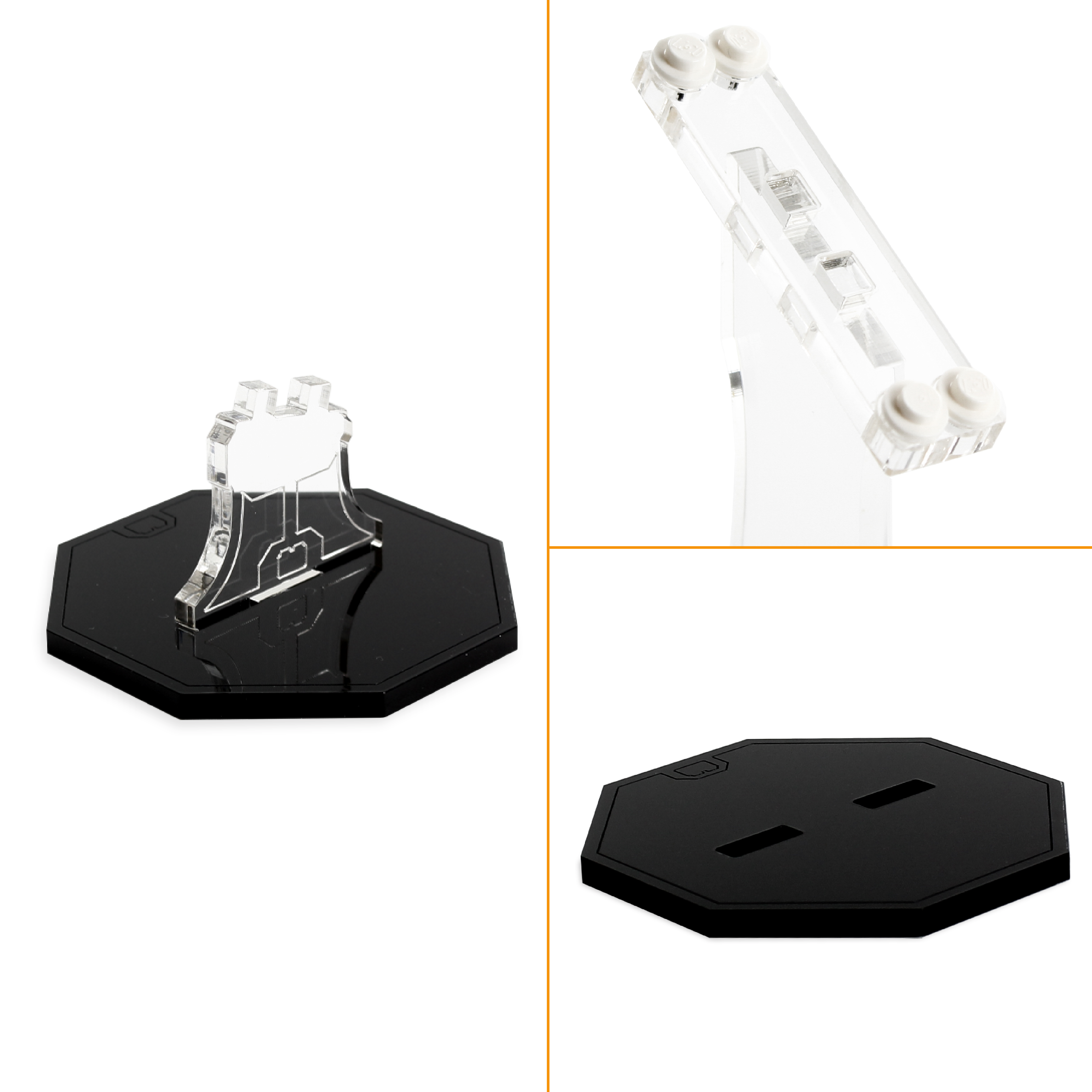 Vario Display Stand for LEGO® Vehicles (Small/Angled)