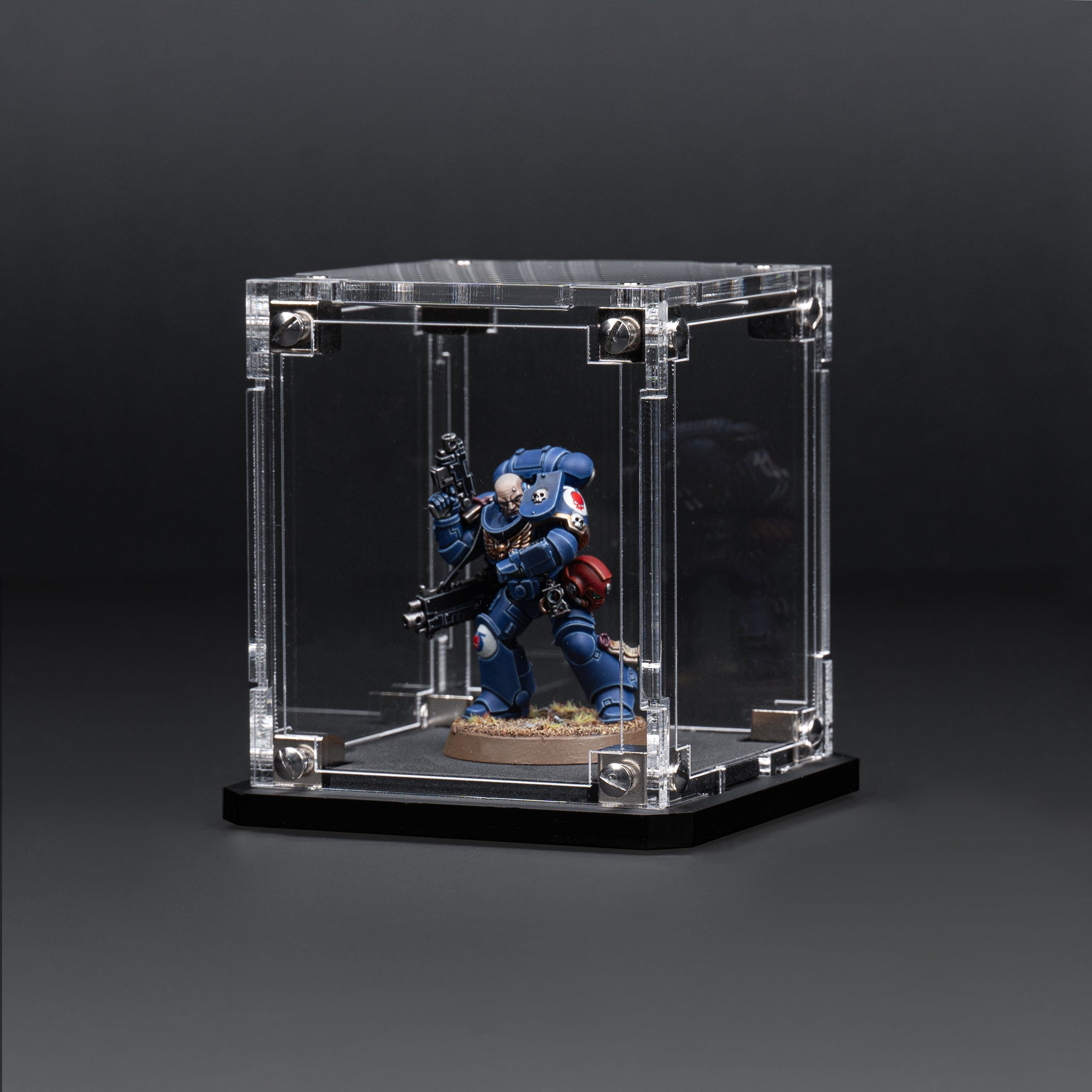 Display Case for Warhammer® Miniature with Clear Background