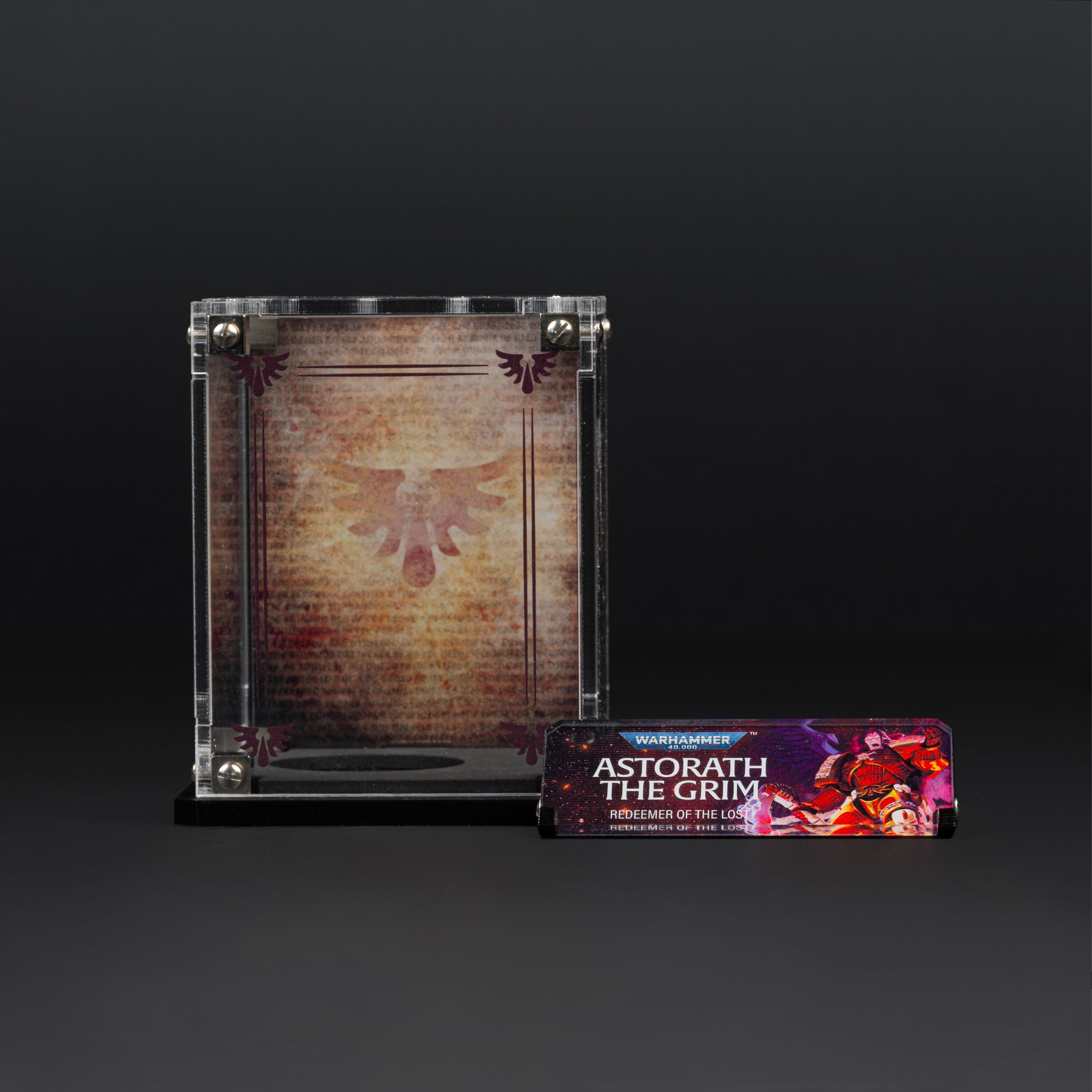 Display Cases for Warhammer® 40,000 Blood Angels Miniatures