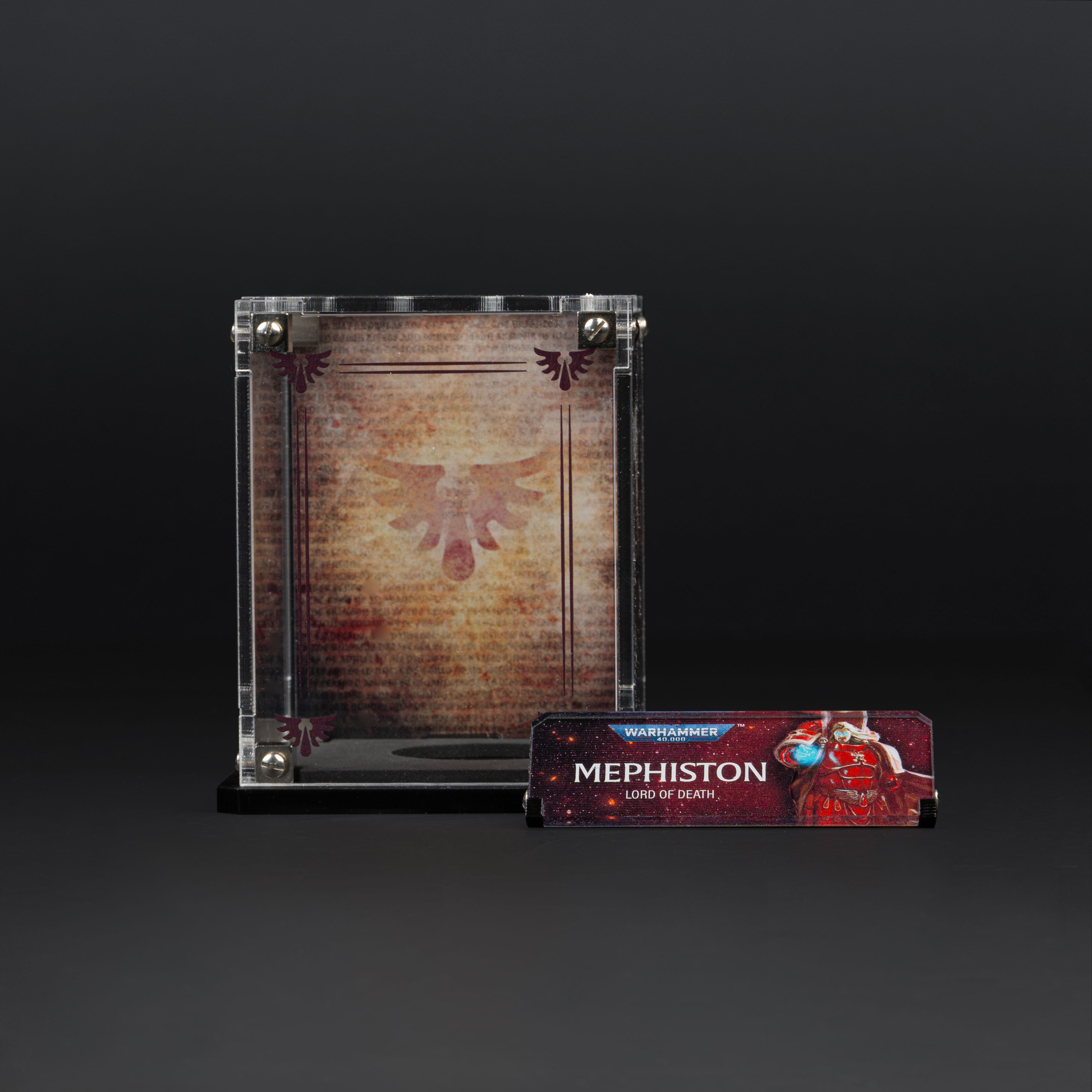 Display Cases for Warhammer® 40,000 Blood Angels Miniatures