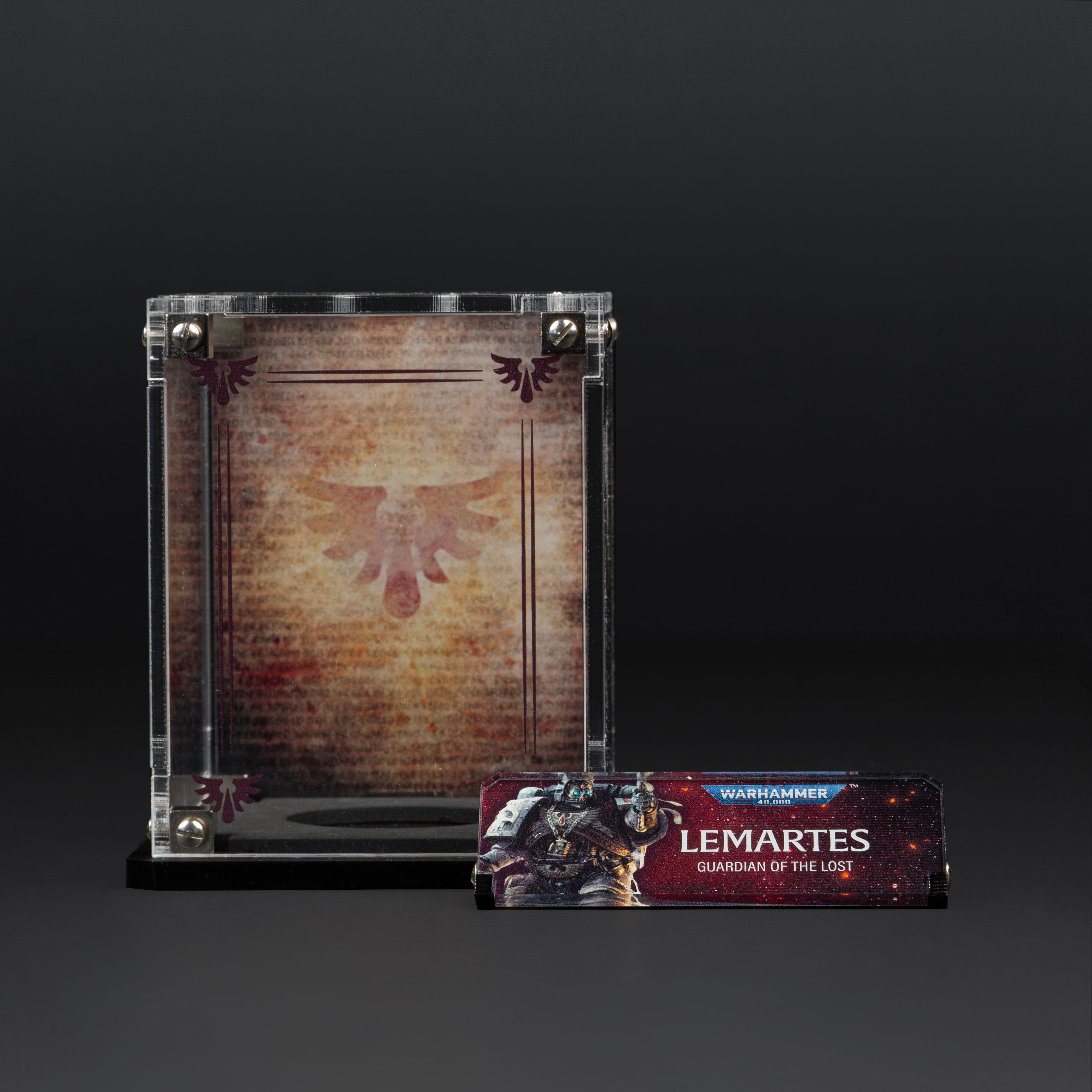 Display Cases for Warhammer® 40,000 Blood Angels Miniatures