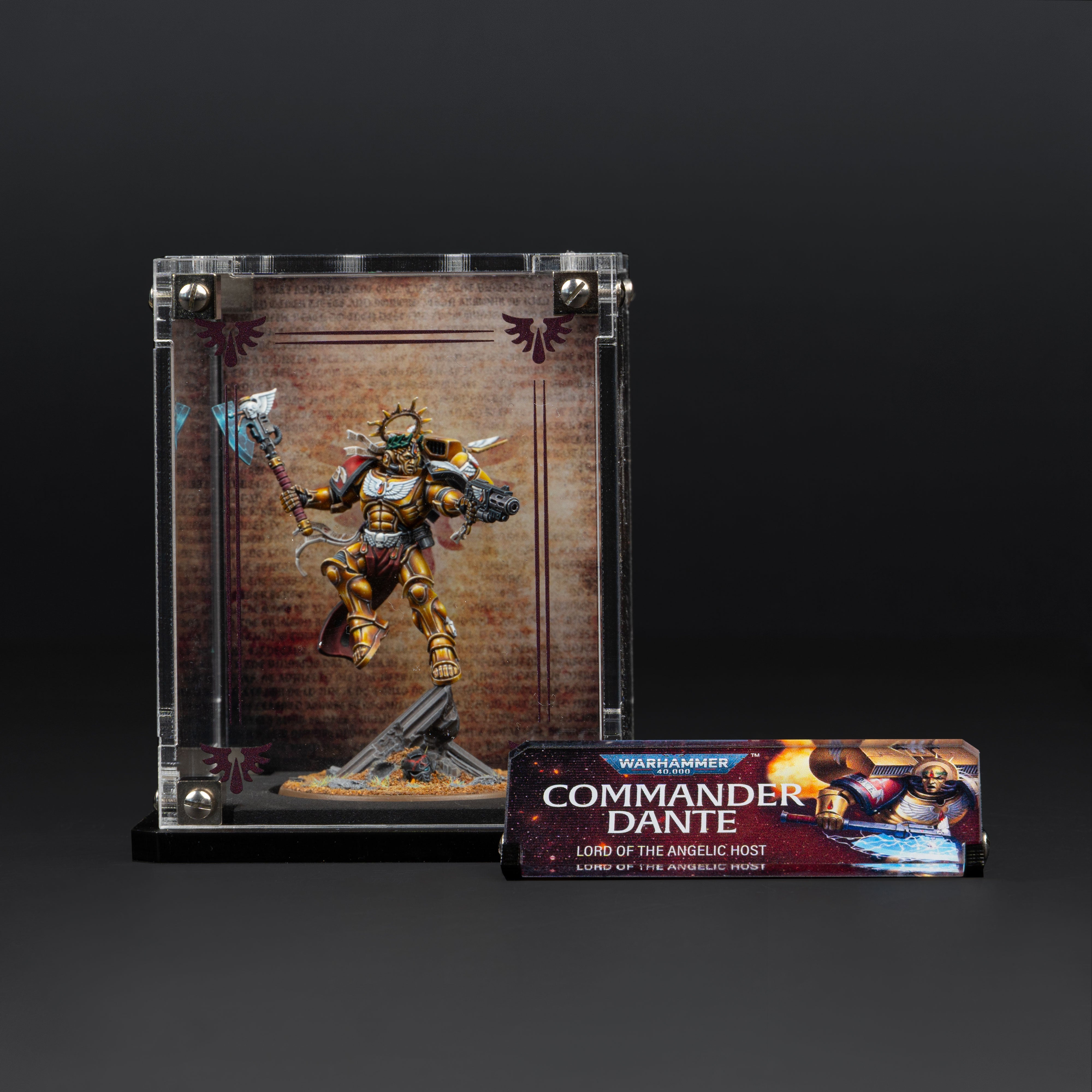 Display Cases for Warhammer® 40,000 Blood Angels Miniatures
