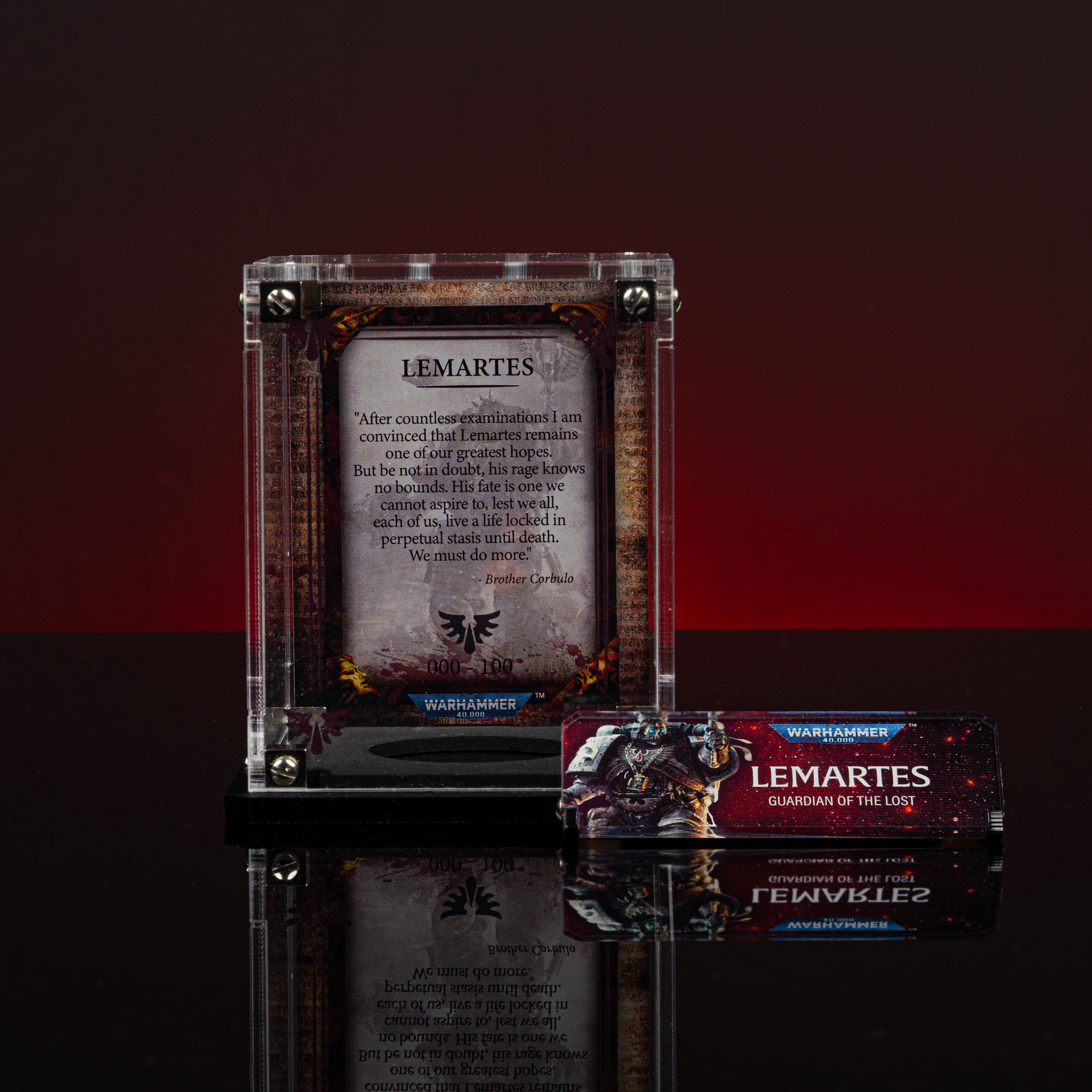 Limited Edition Display Cases for Warhammer® 40,000 Blood Angels Miniatures