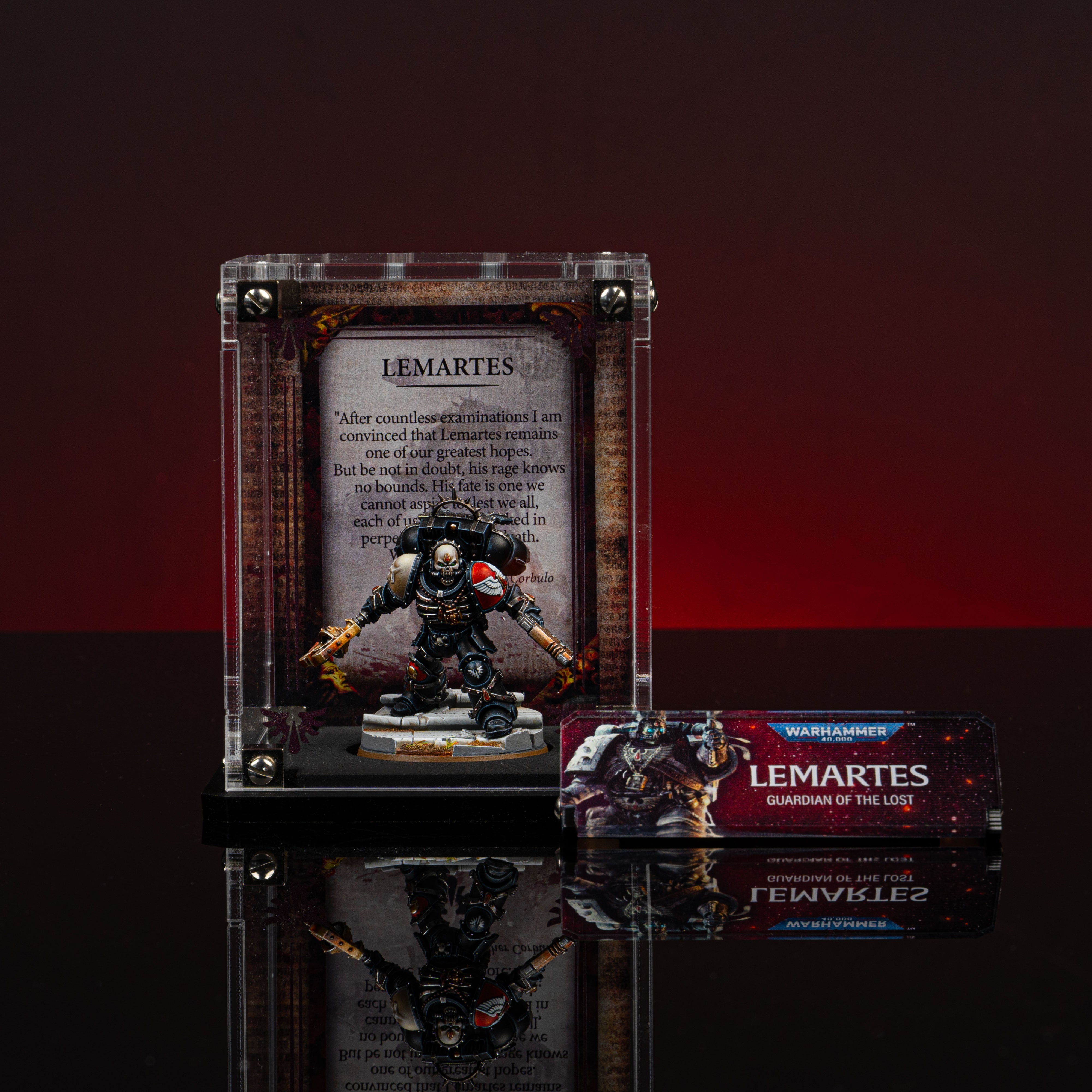 Limited Edition Display Cases for Warhammer® 40,000 Blood Angels Miniatures
