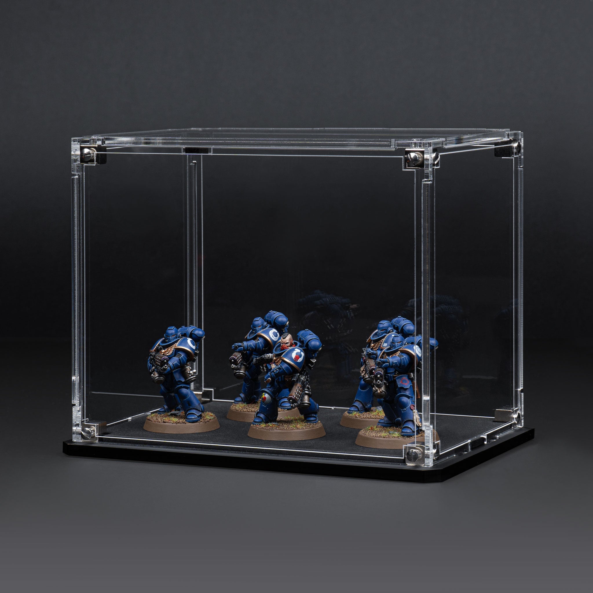 Display Case for Warhammer® Squad with Clear Background