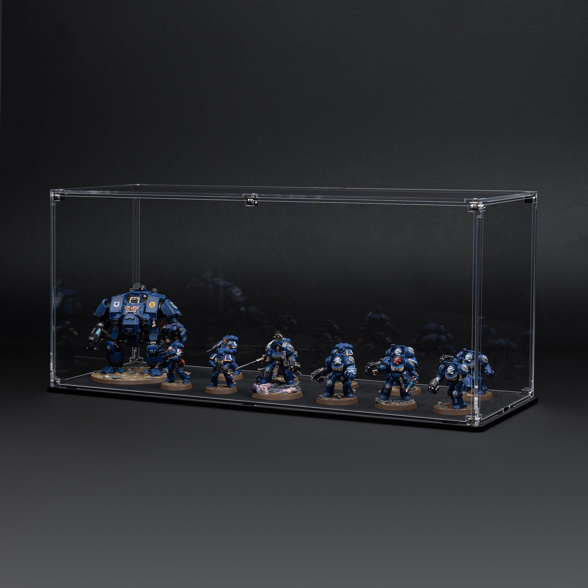 Display Case for Warhammer® Army with Clear Background