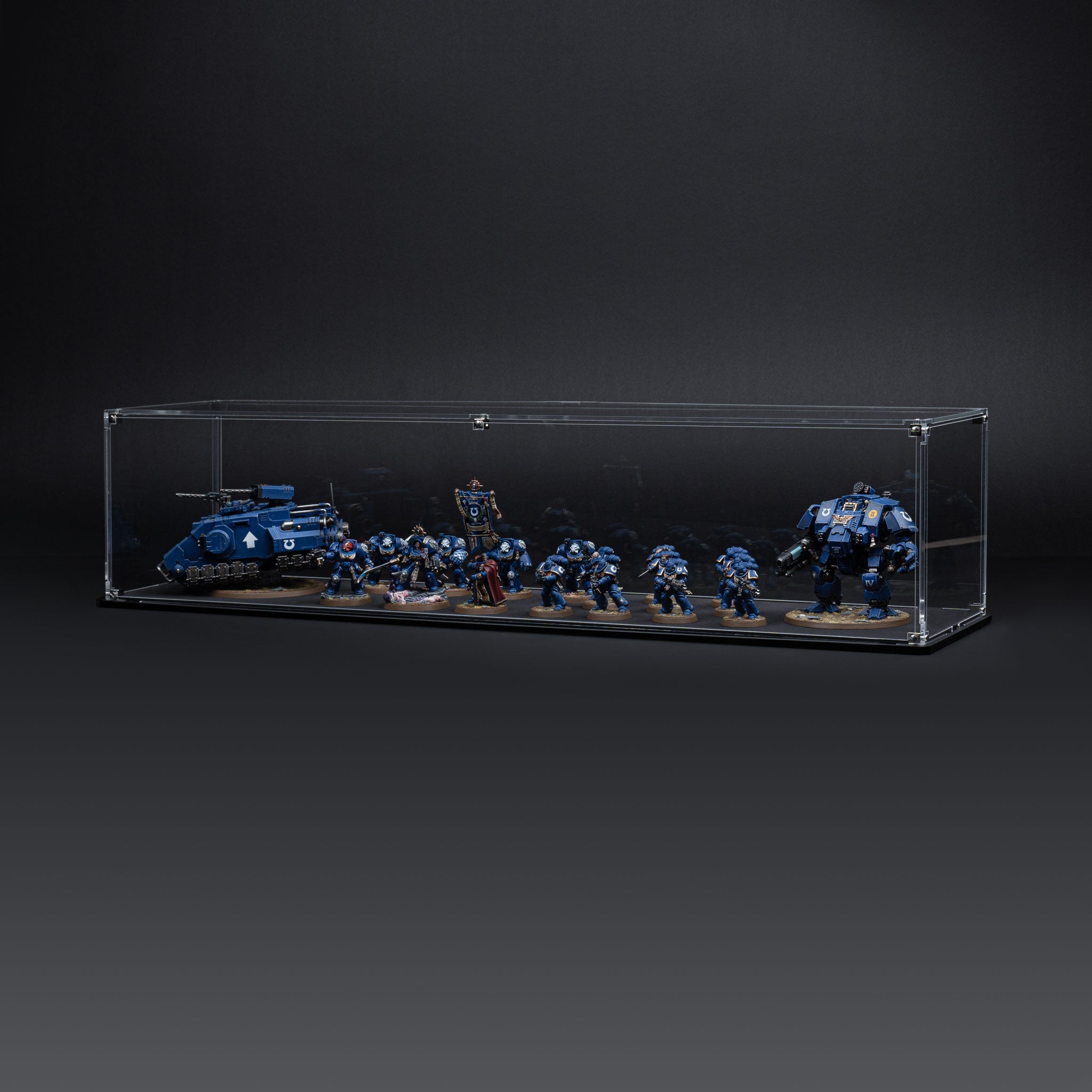 Display Case for Warhammer® Army with Clear Background