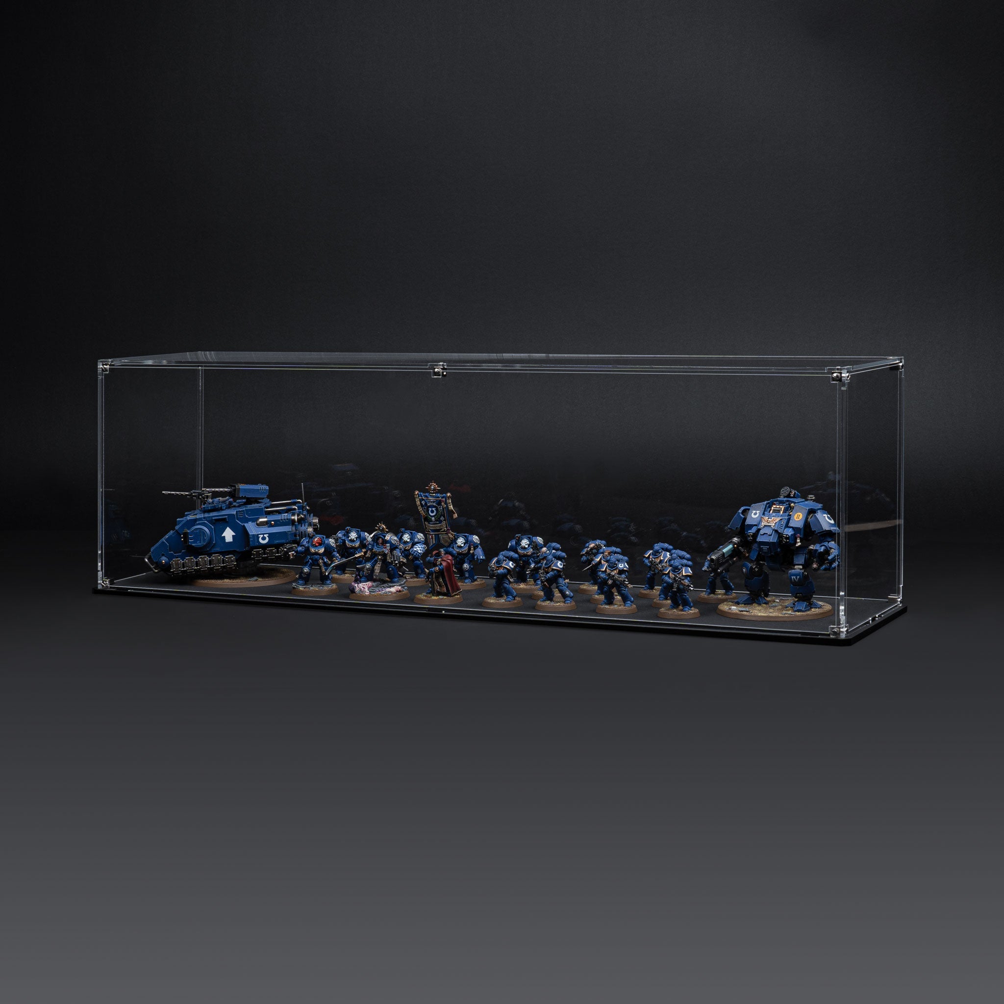 Display Case for Warhammer® Army with Clear Background