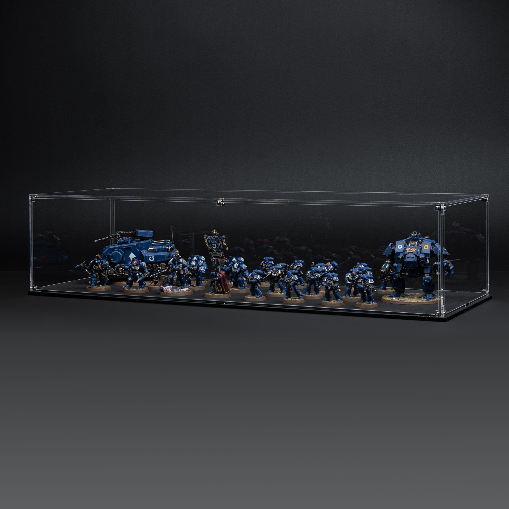 Display Case for Warhammer® Army with Clear Background