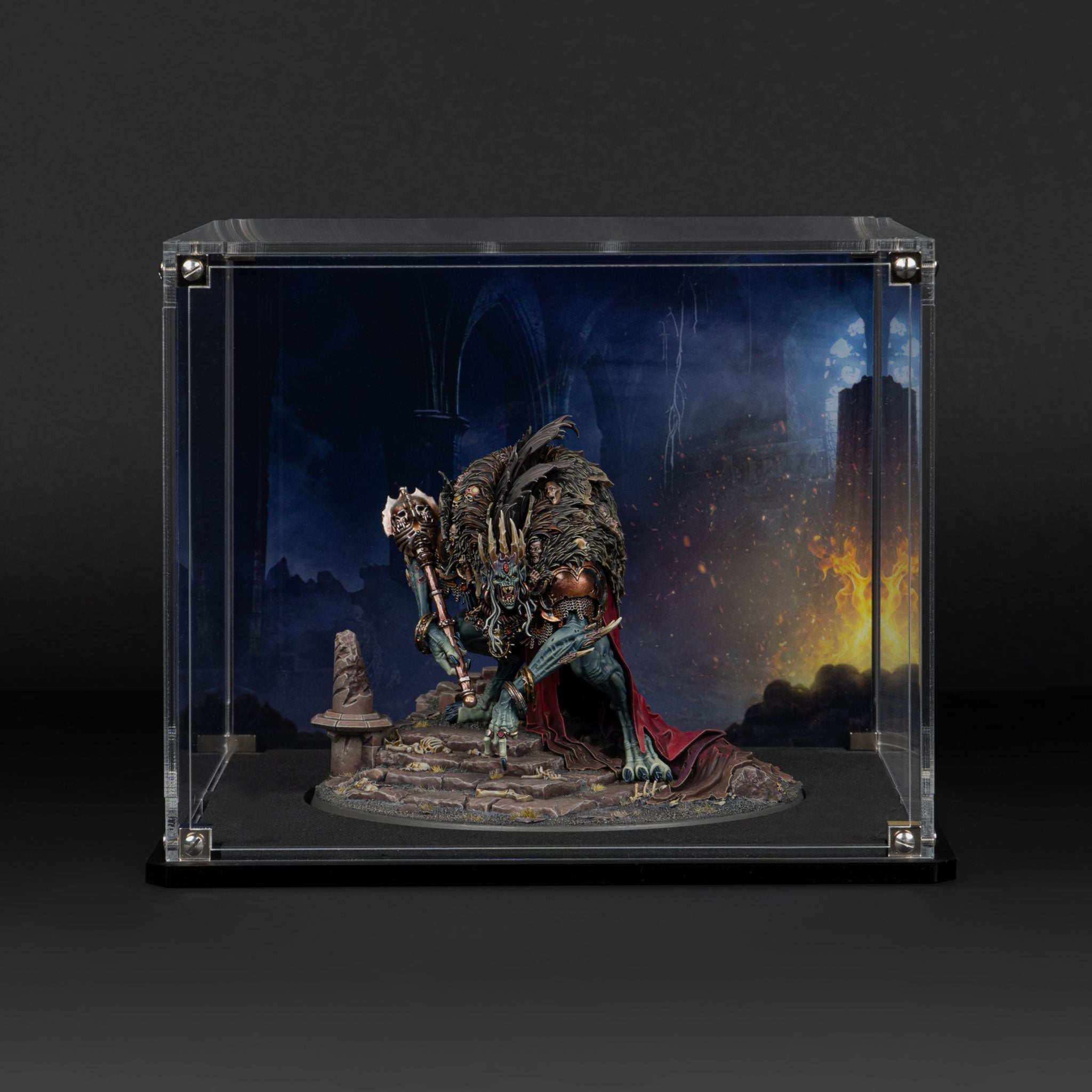 Display Case for Warhammer® Age of Sigmar Ushoran, Mortarch of Delusion