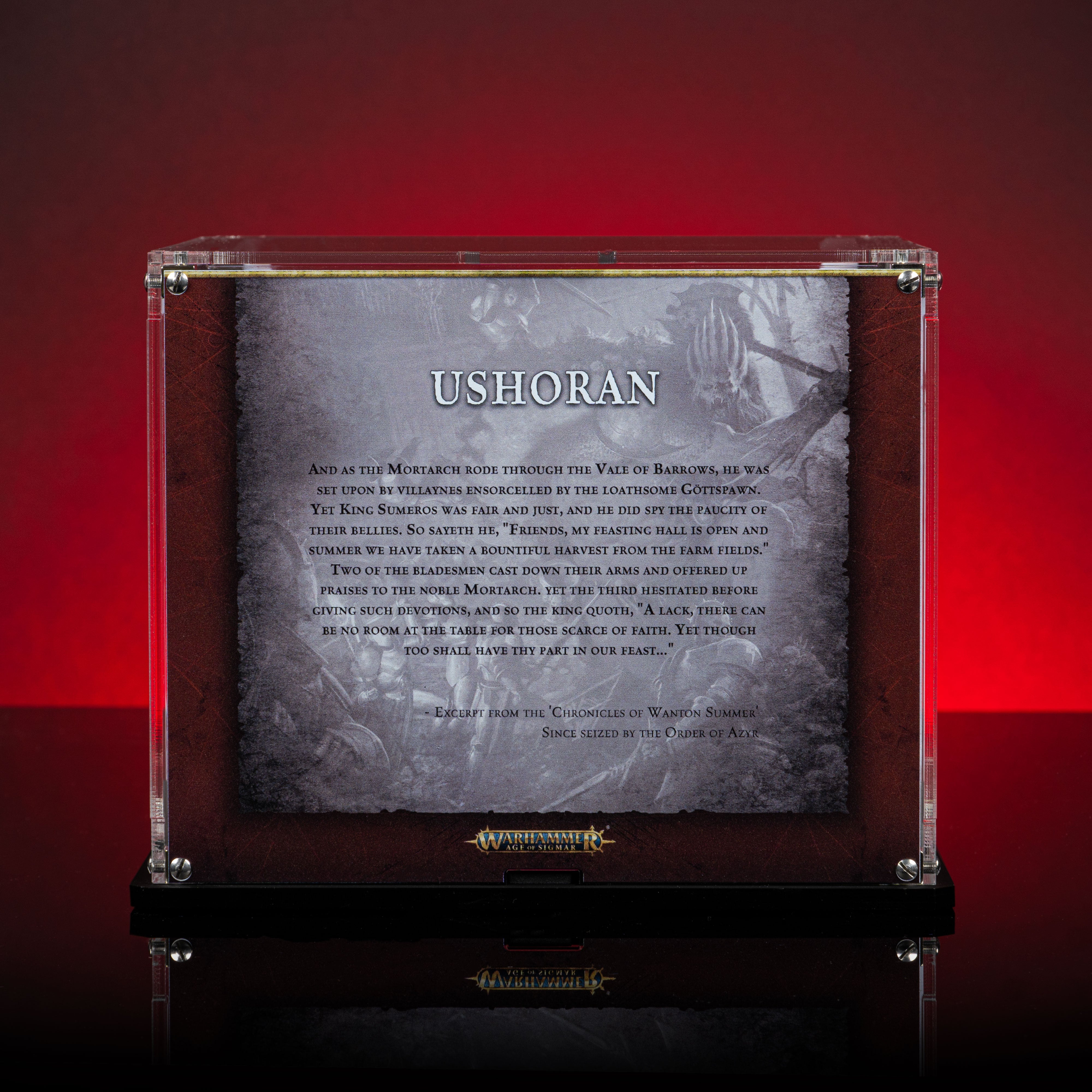 Limited Edition Display Case for Warhammer® Age of Sigmar Ushoran, Mortarch of Delusion
