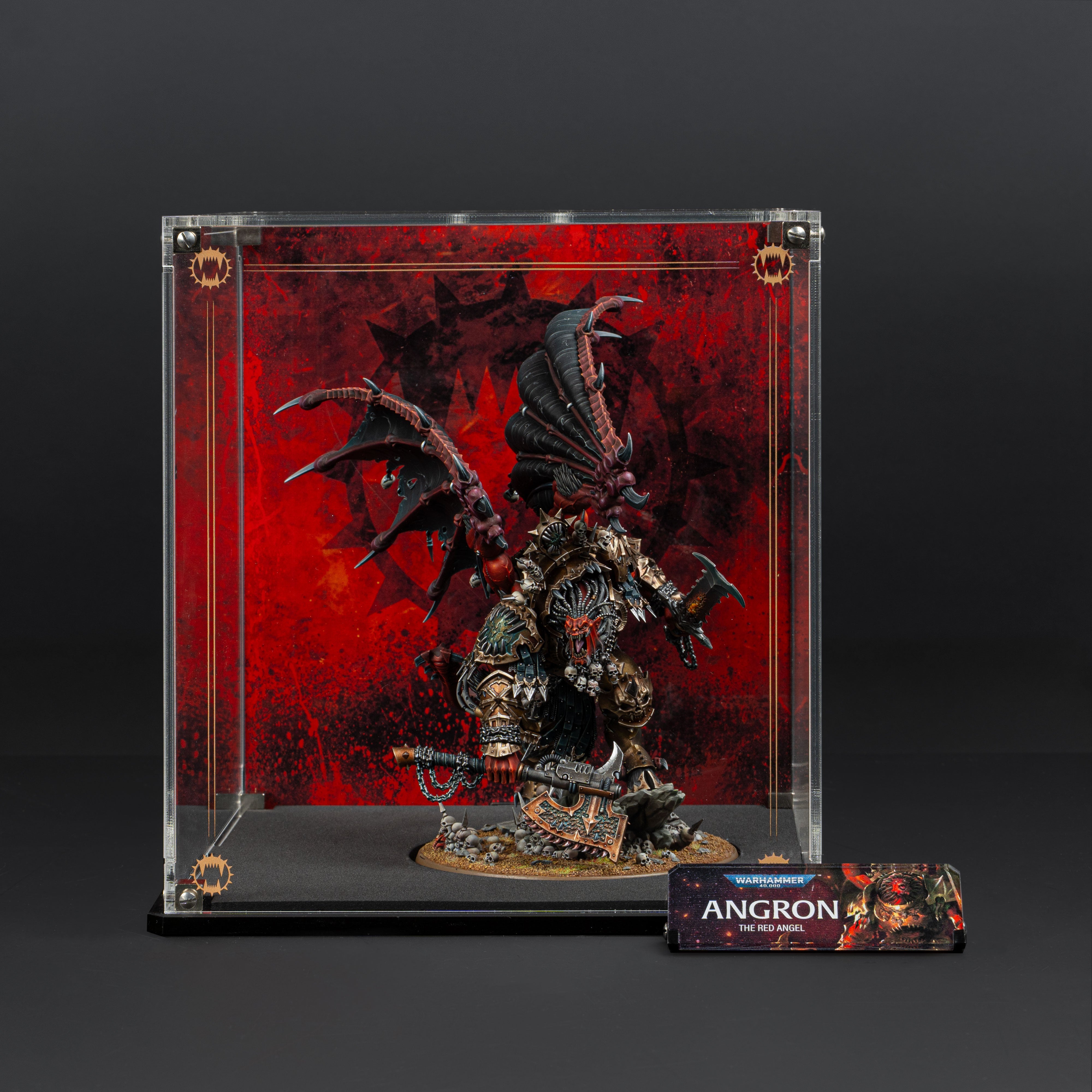 Display Cases for Warhammer® 40,000 World Eaters Miniatures
