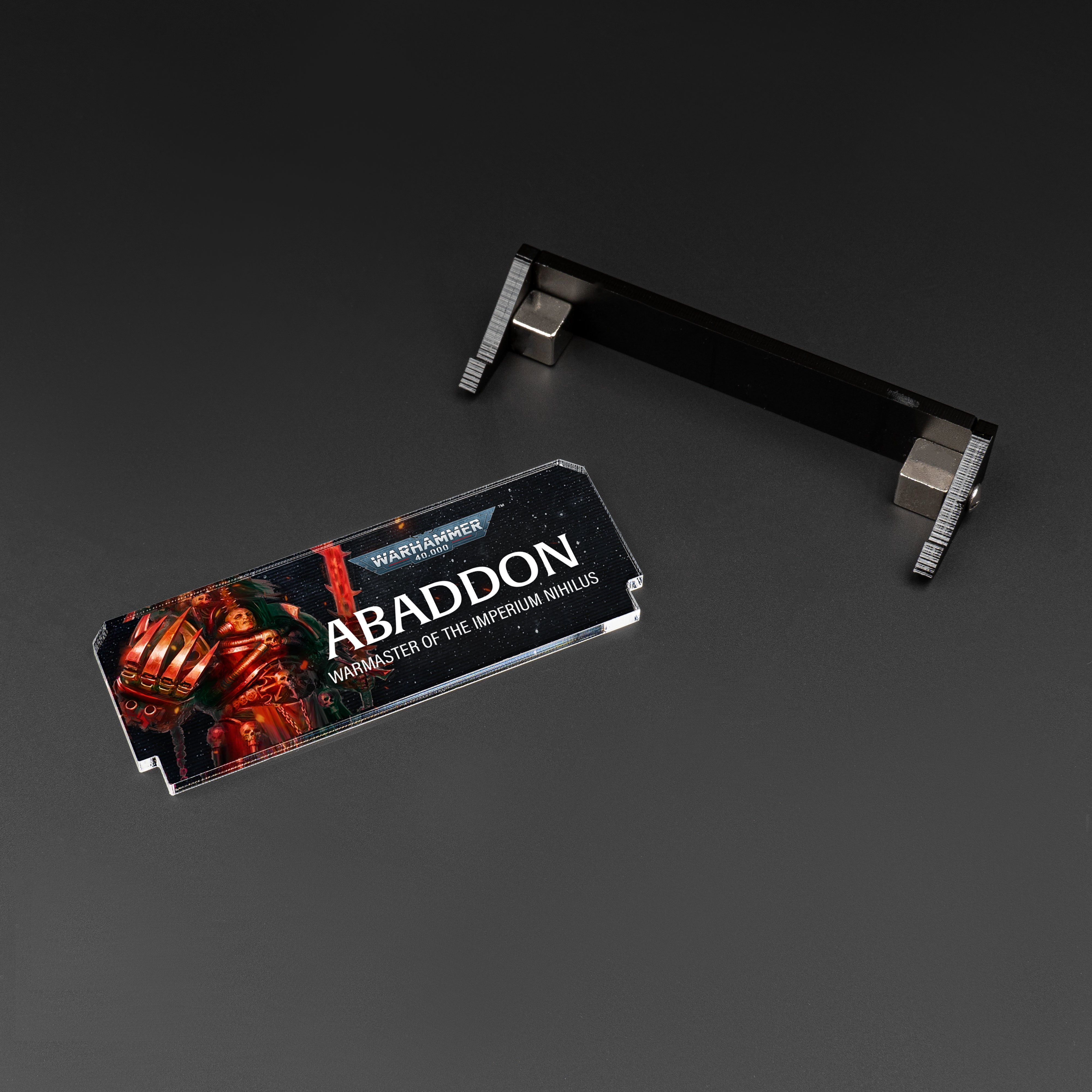 Plaque for Warhammer® 40,000 Abaddon the Despoiler