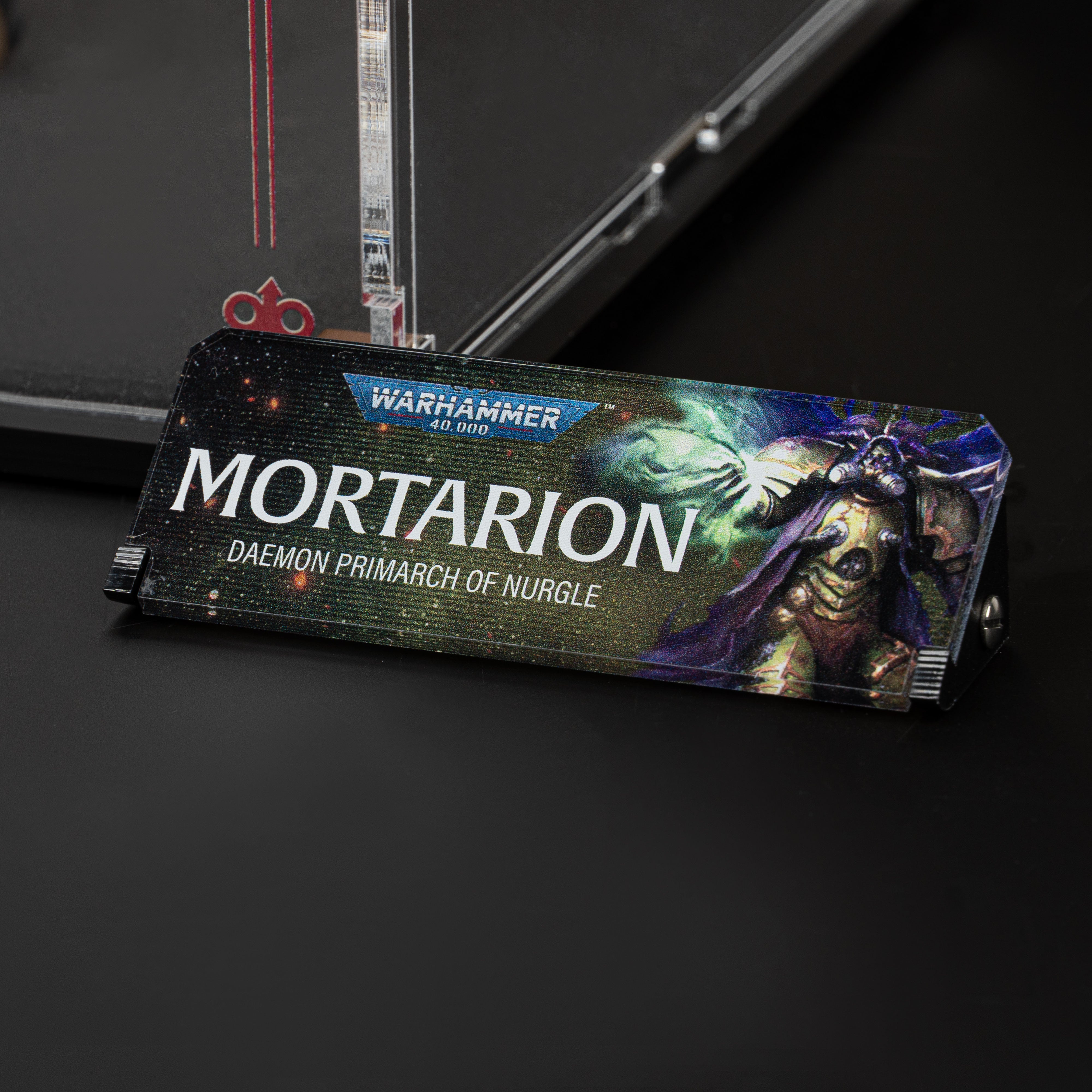 Display Case for Warhammer® 40,000 Mortarion, Daemon Primarch of Nurgle