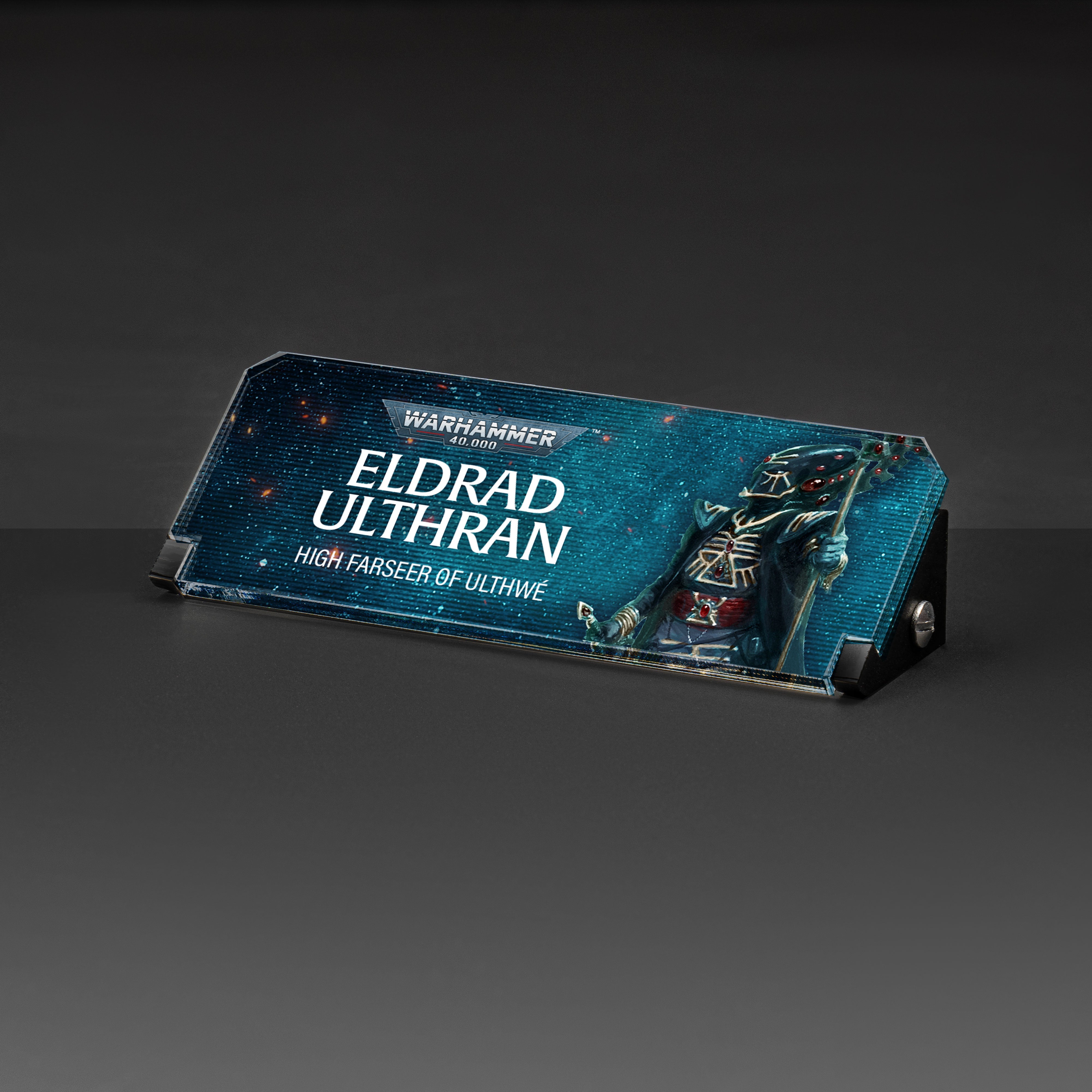 Plaque for Warhammer® 40,000 Eldrad Ulthran