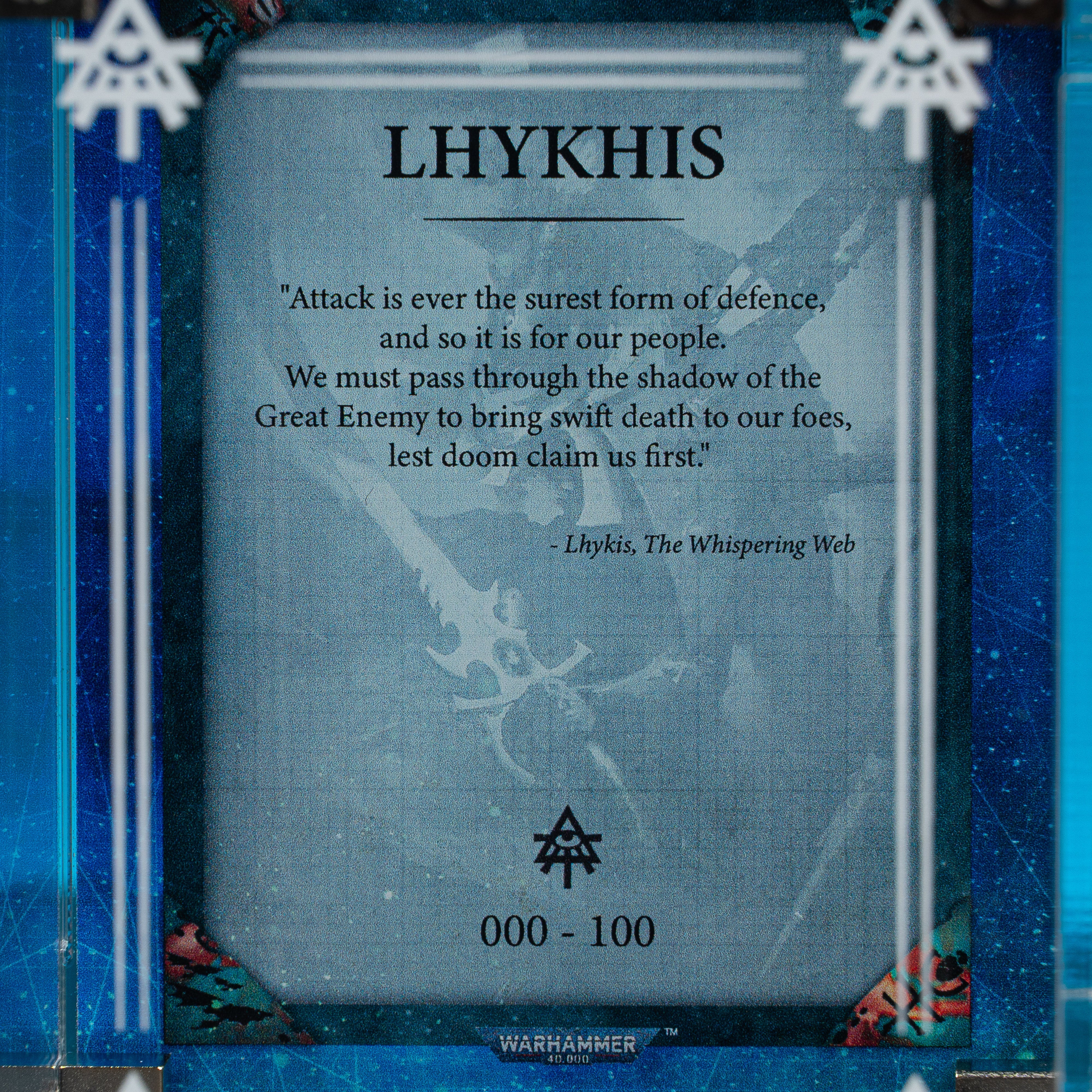 Limited Edition Display Case for Warhammer® 40,000 Lhykhis