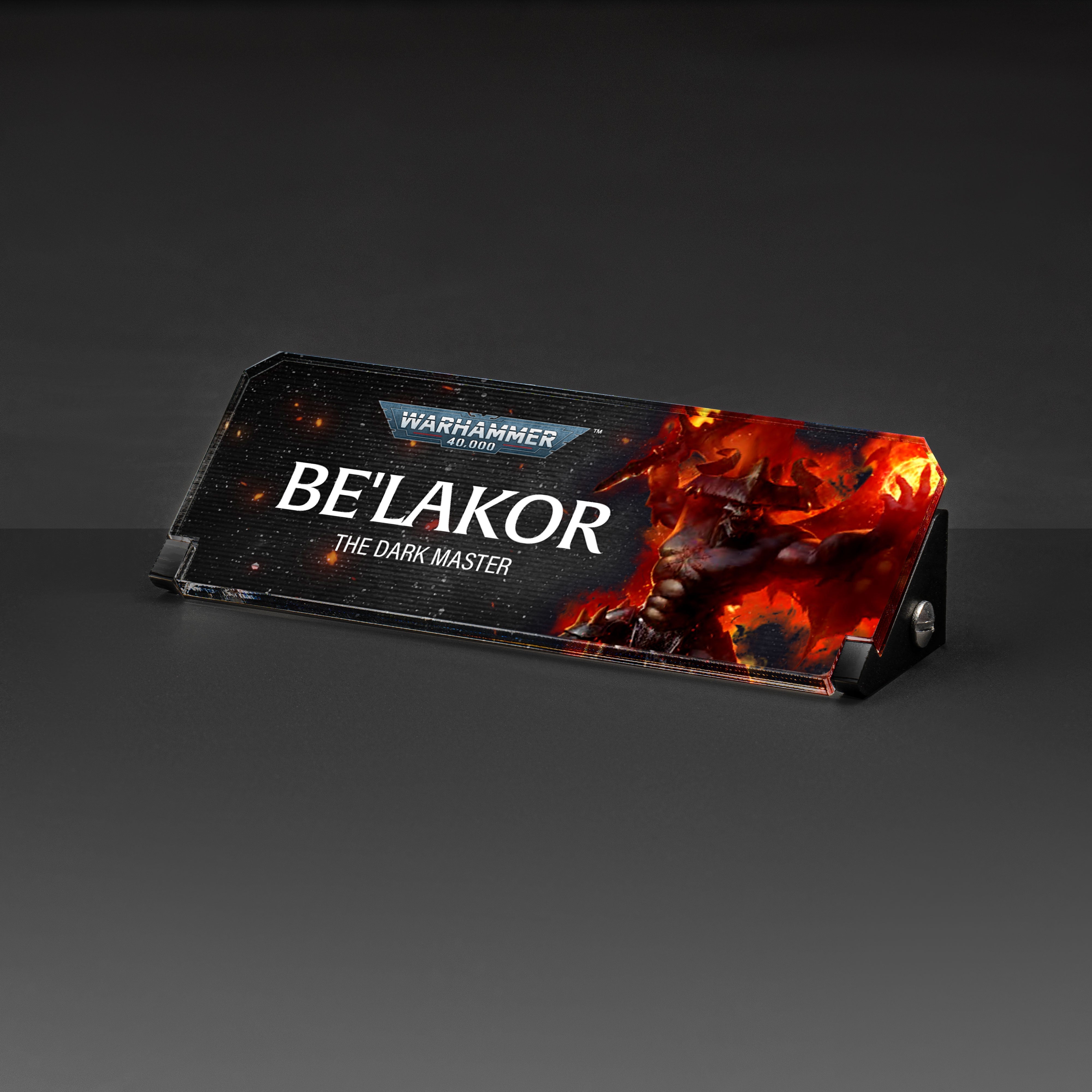 Plaque for Warhammer® 40,000 Be'lakor, the Dark Master