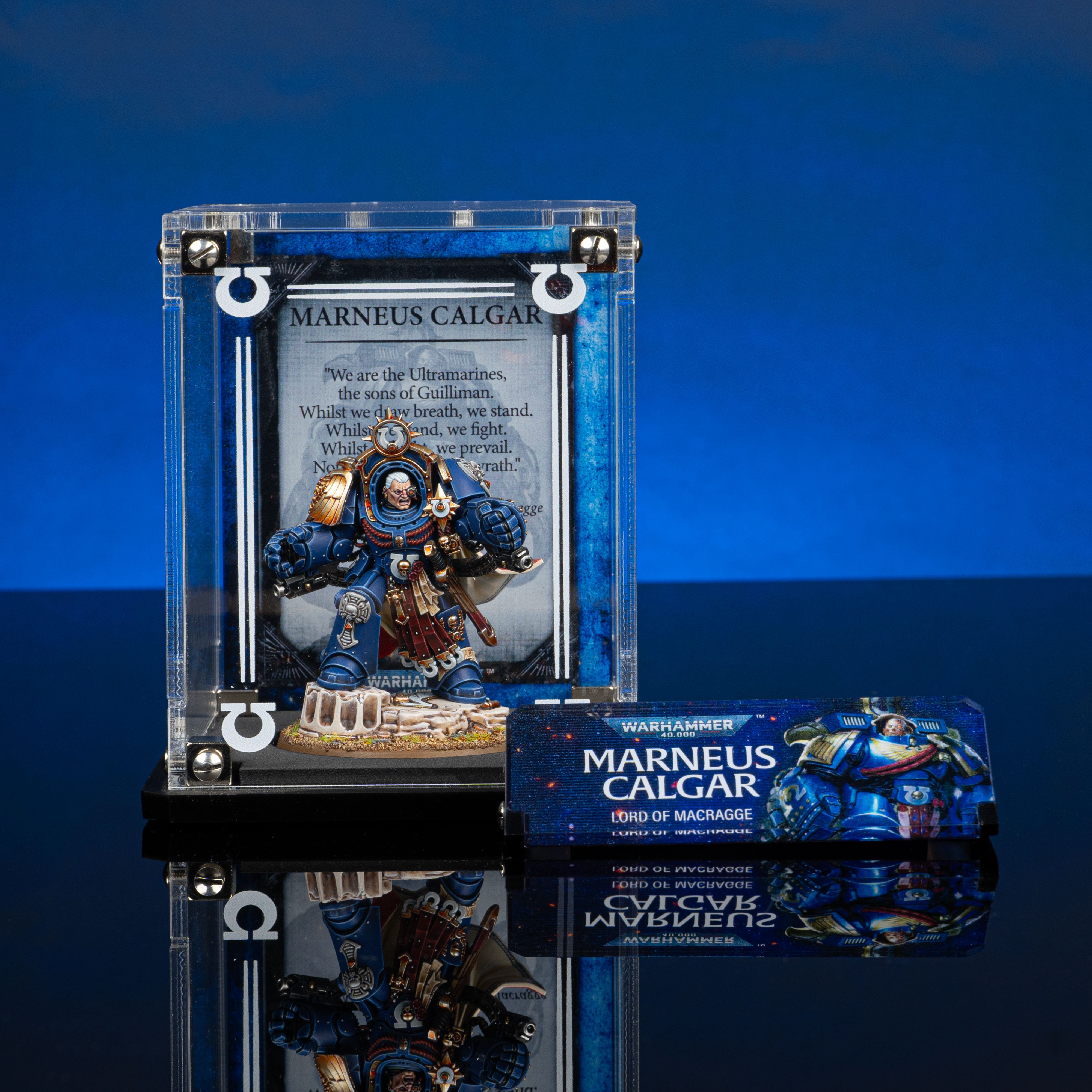 Limited Edition Display Case for Warhammer® 40,000 Marneus Calgar in Armour of Antilochus