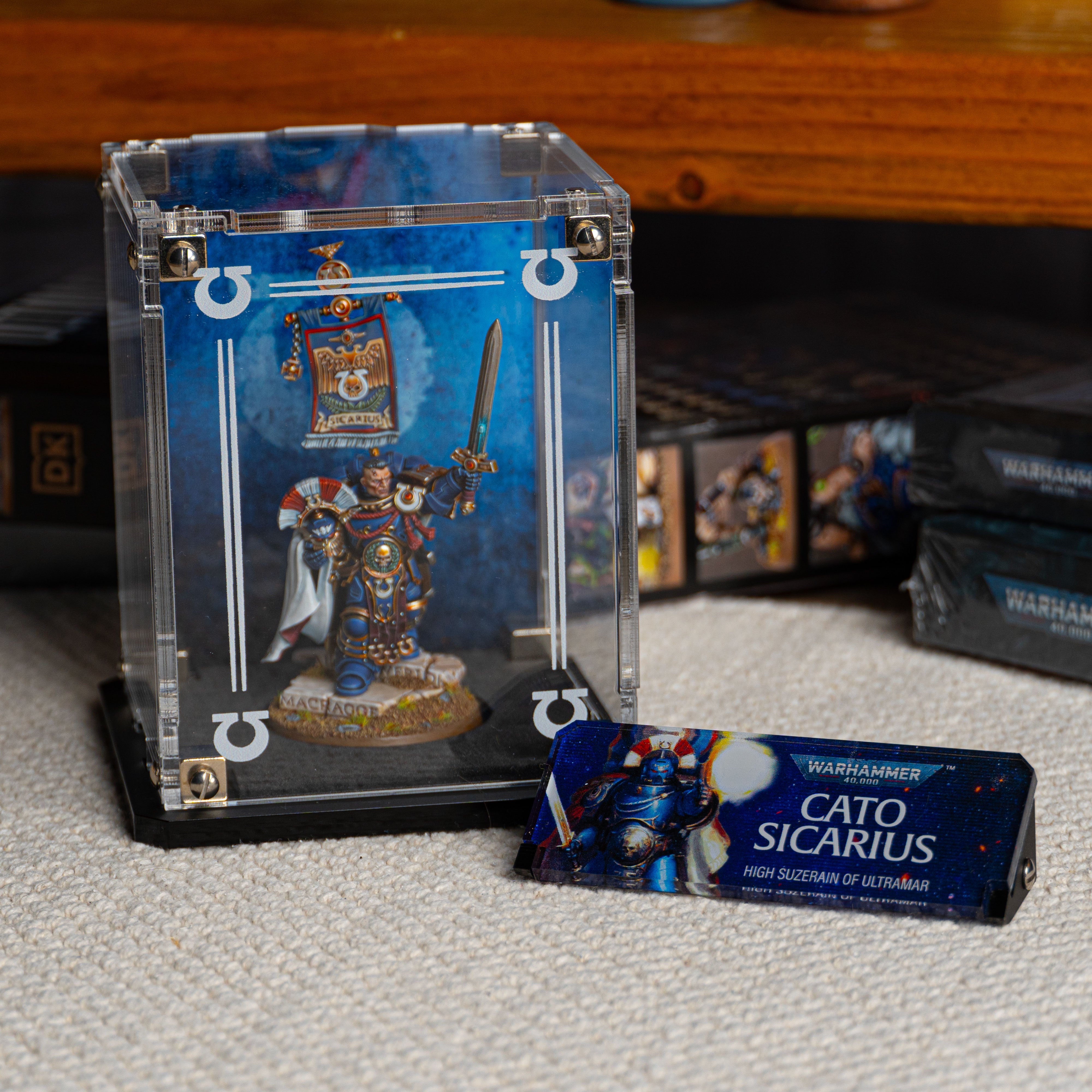 Display Case for Warhammer® 40,000 Cato Sicarius