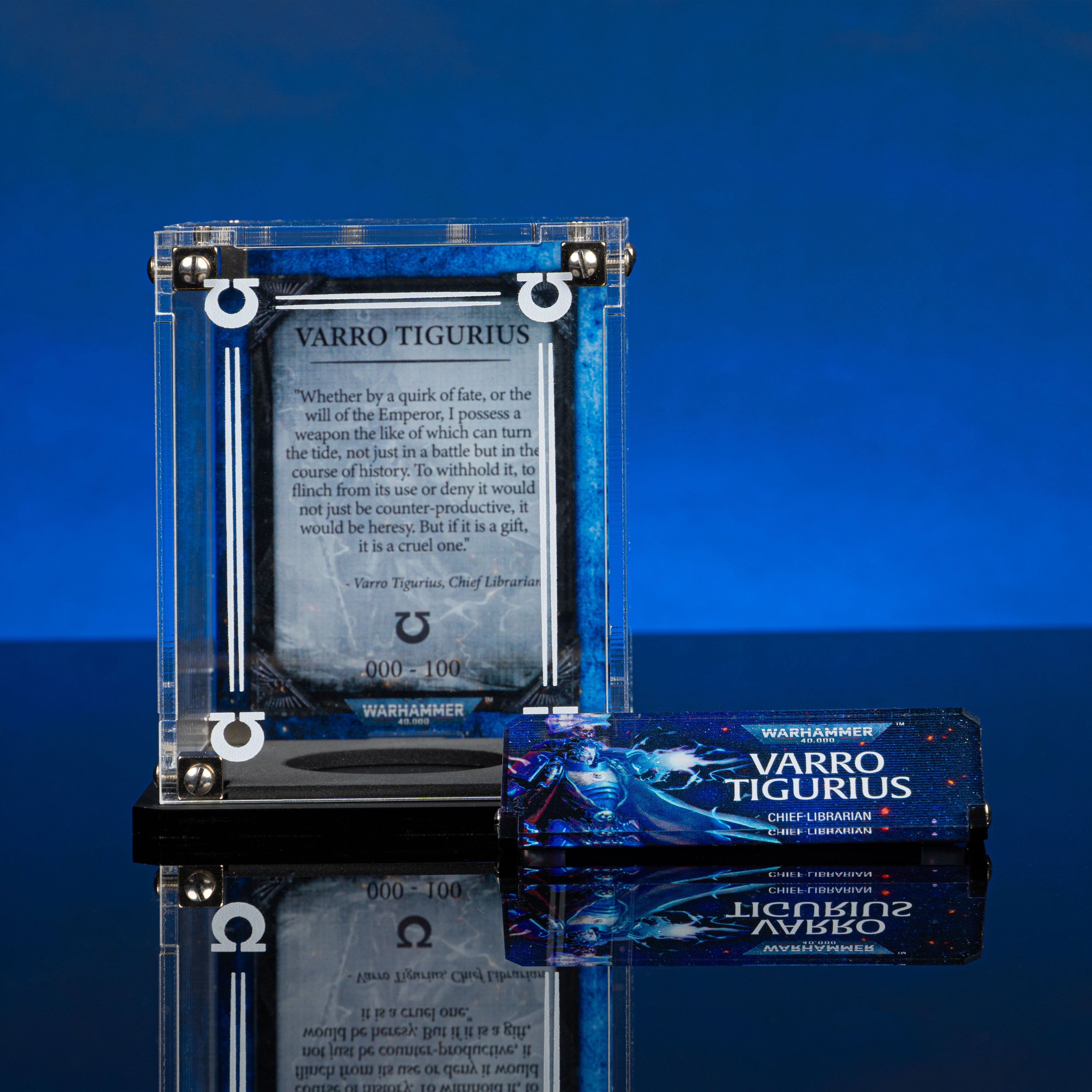 Limited Edition Display Case for Warhammer® 40,000 Varro Tigurius
