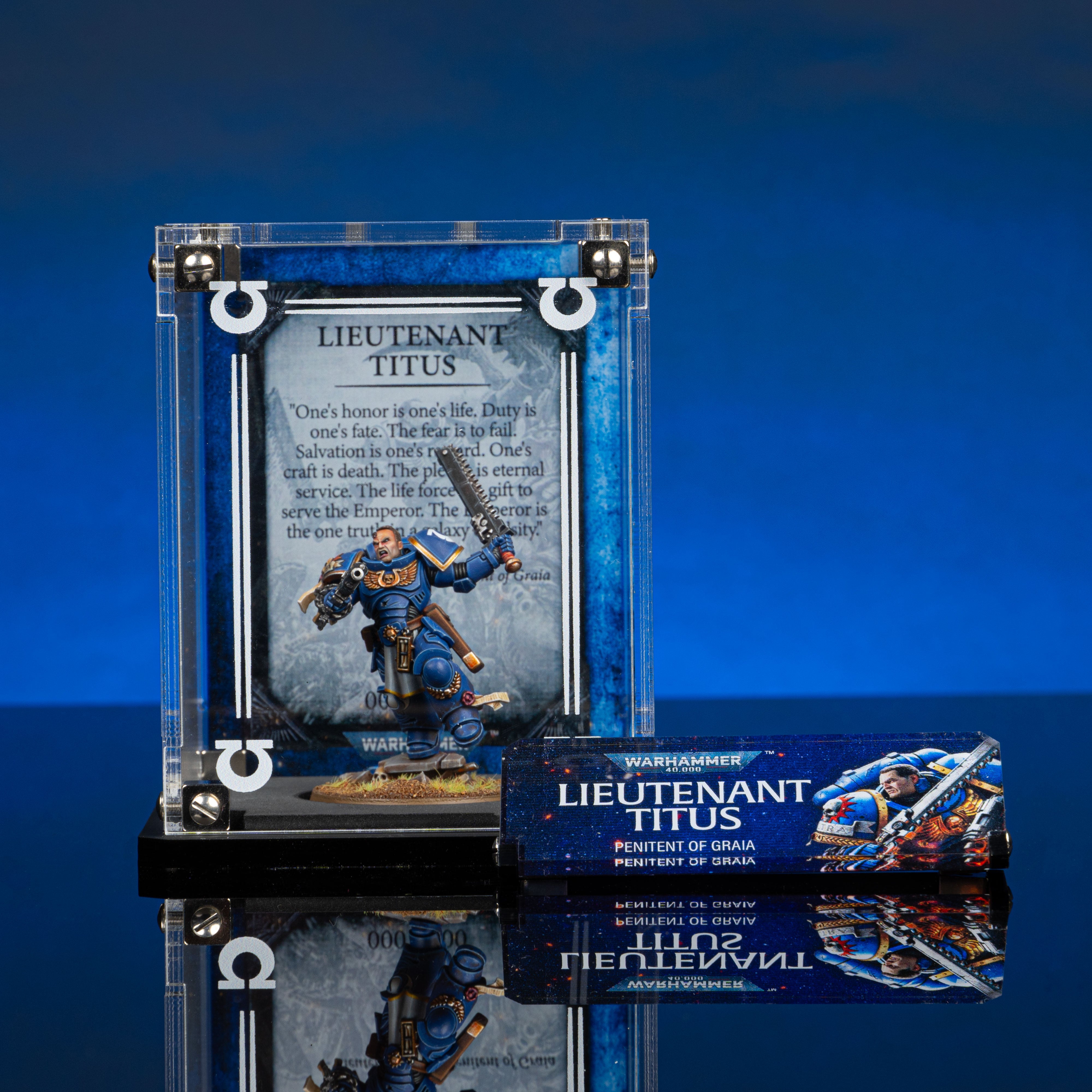 Limited Edition Display Case for Warhammer® 40,000 Cato Sicarius