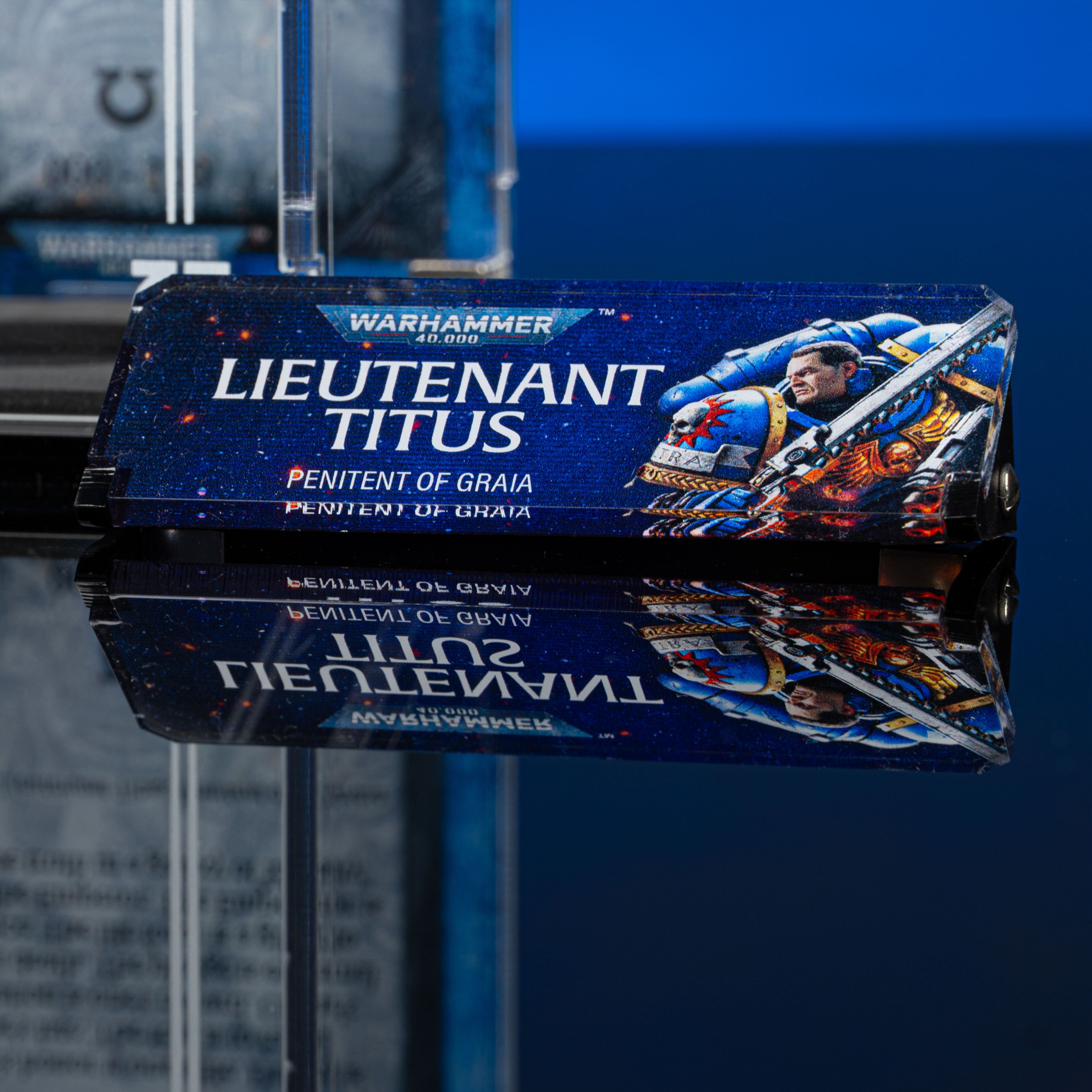 Limited Edition Display Case for Warhammer® 40,000 Lieutenant Titus