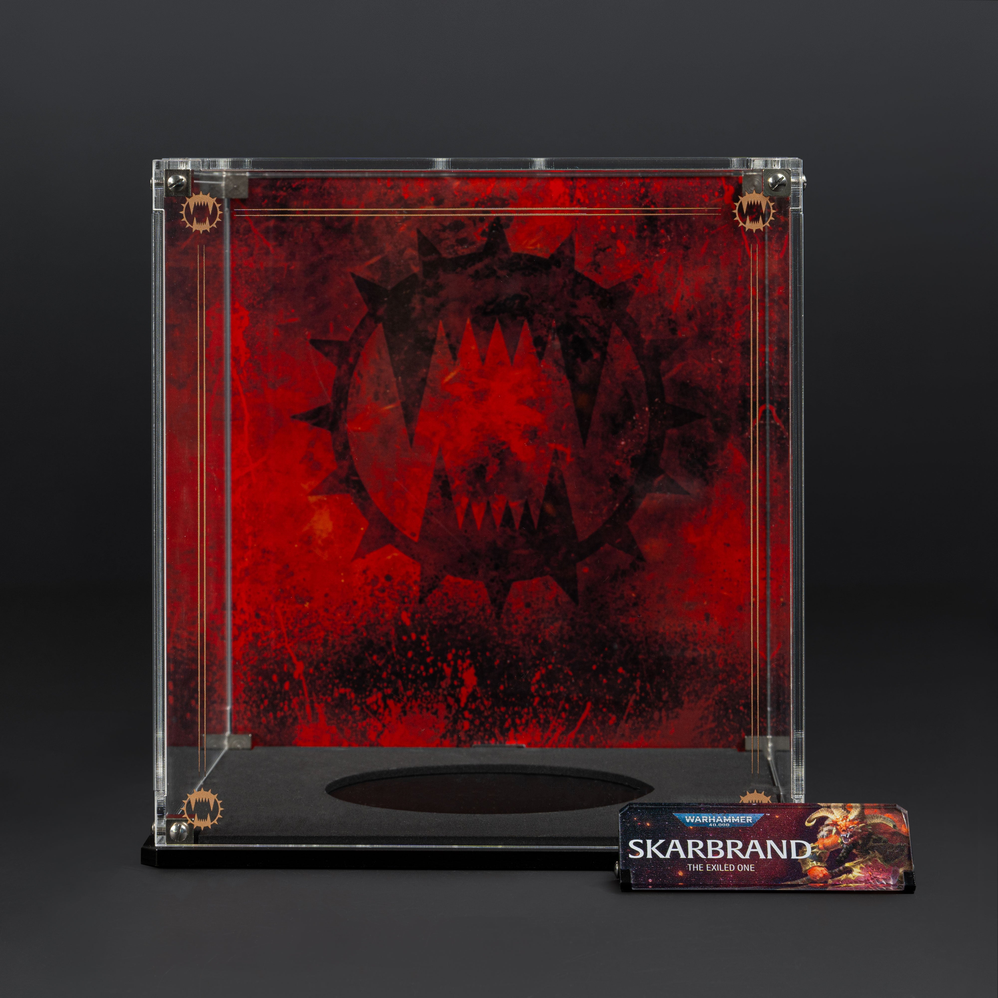 Display Cases for Warhammer® 40,000 World Eaters Miniatures