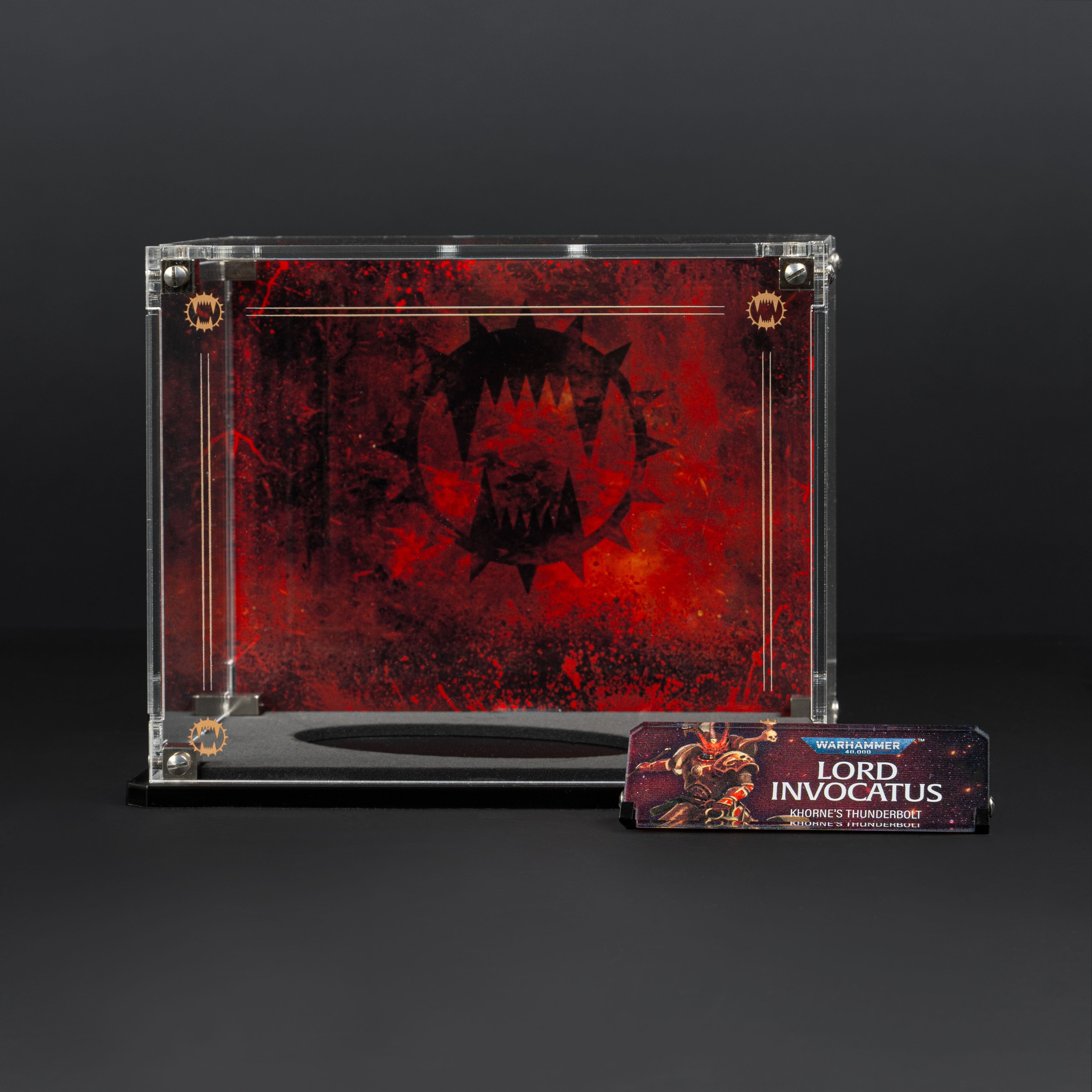 Display Cases for Warhammer® 40,000 World Eaters Miniatures