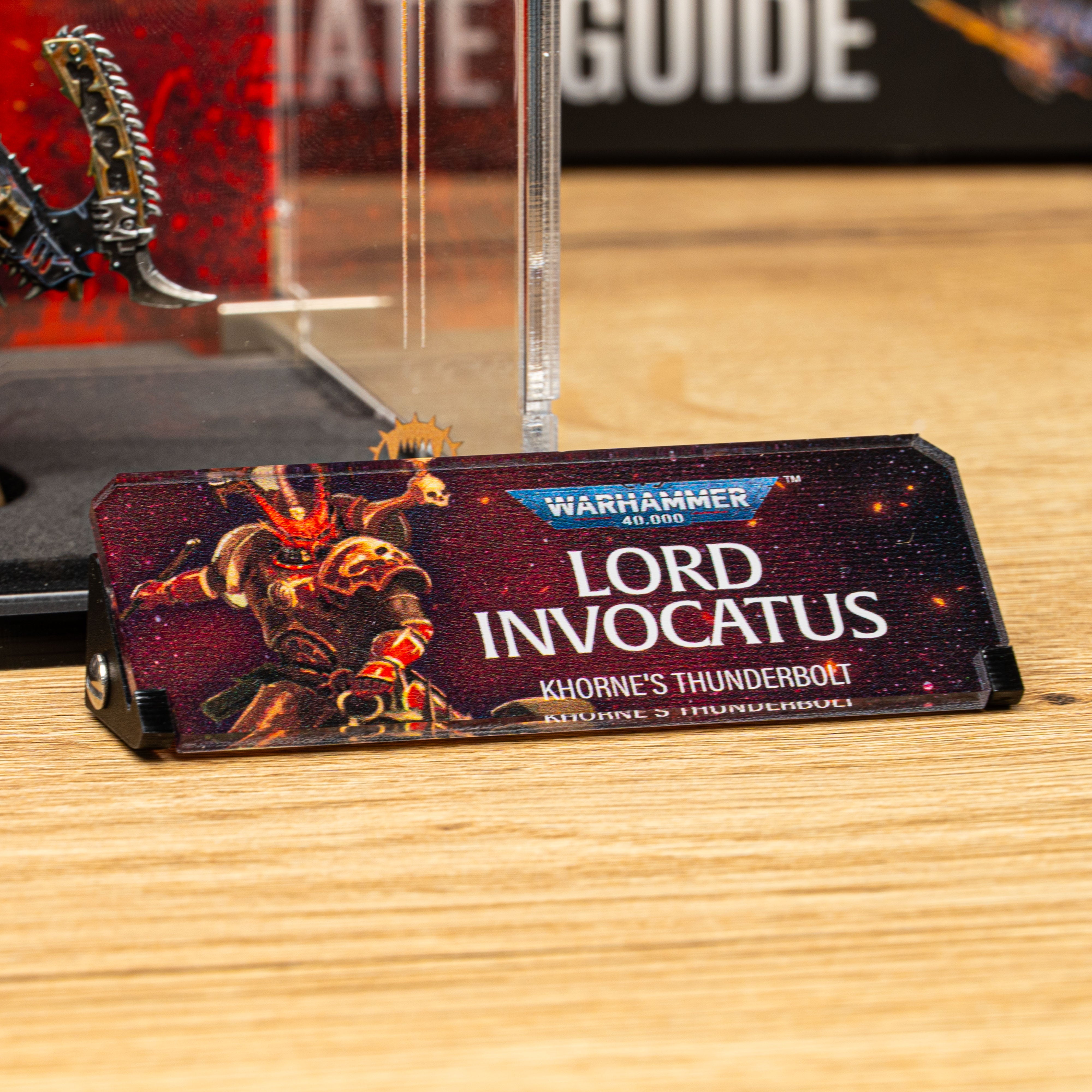 Plaques for Warhammer® 40,000 World Eaters Miniatures