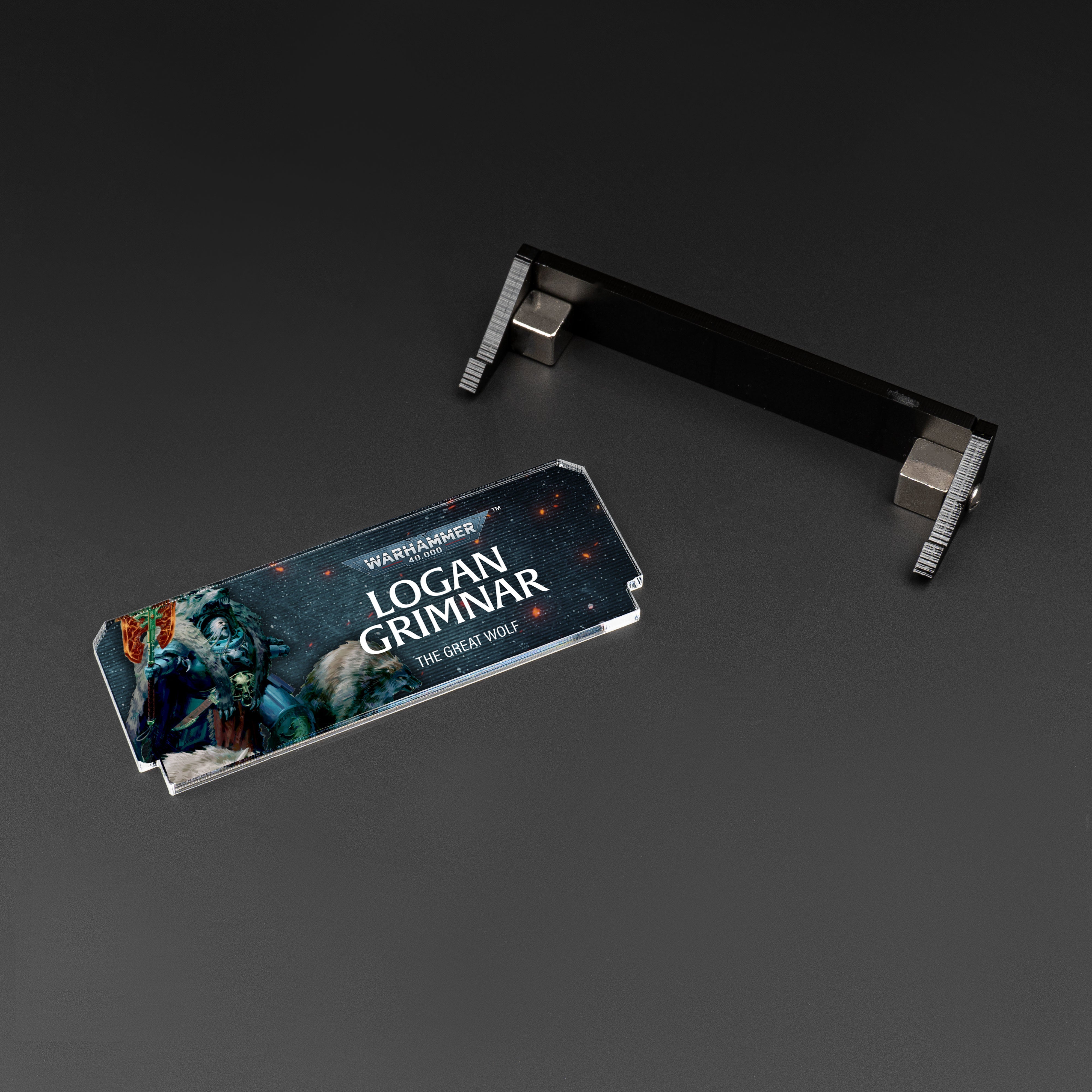 Plaque for Warhammer® 40,000 Logan Grimnar