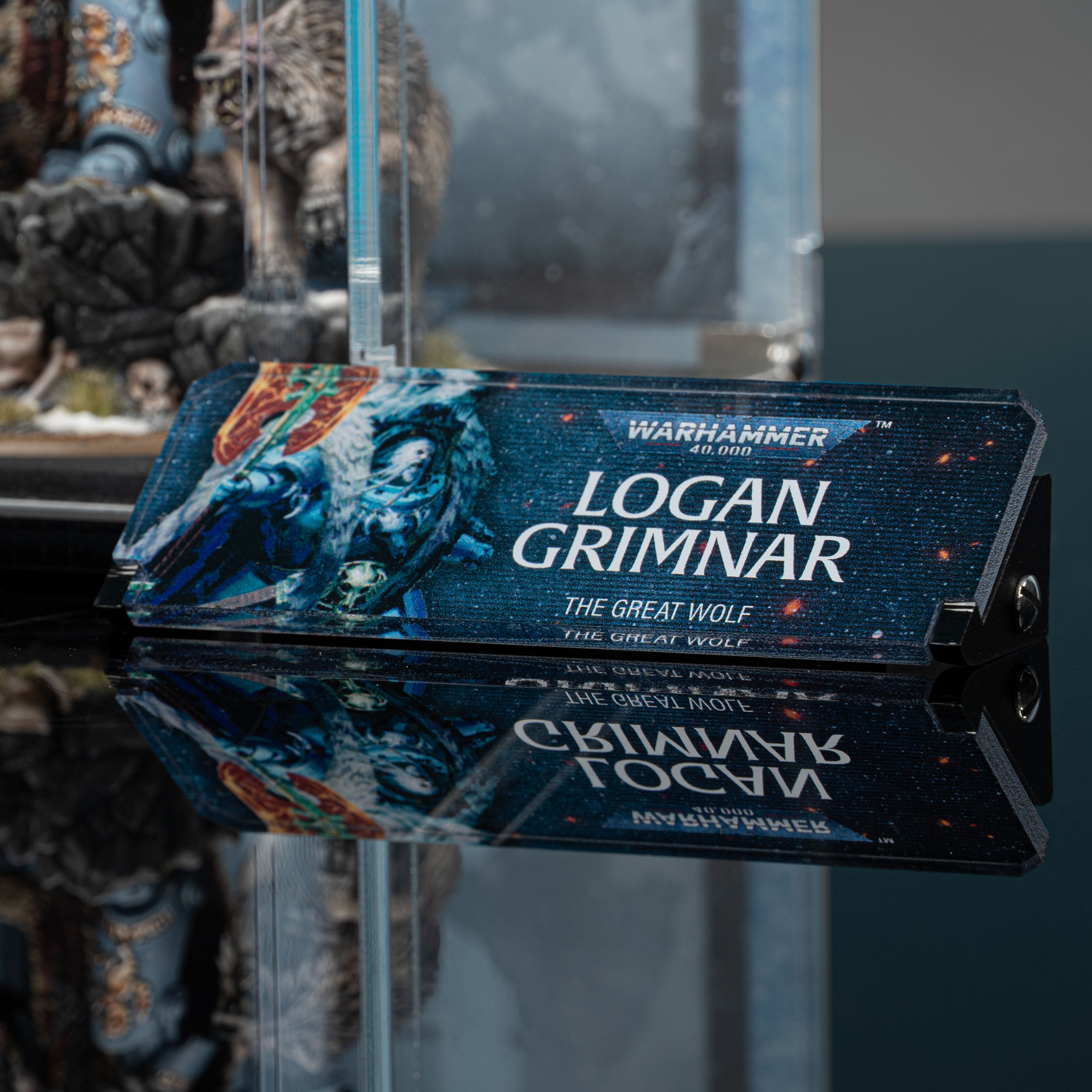 Limited Edition Display Case for Warhammer® 40,000 Logan Grimnar