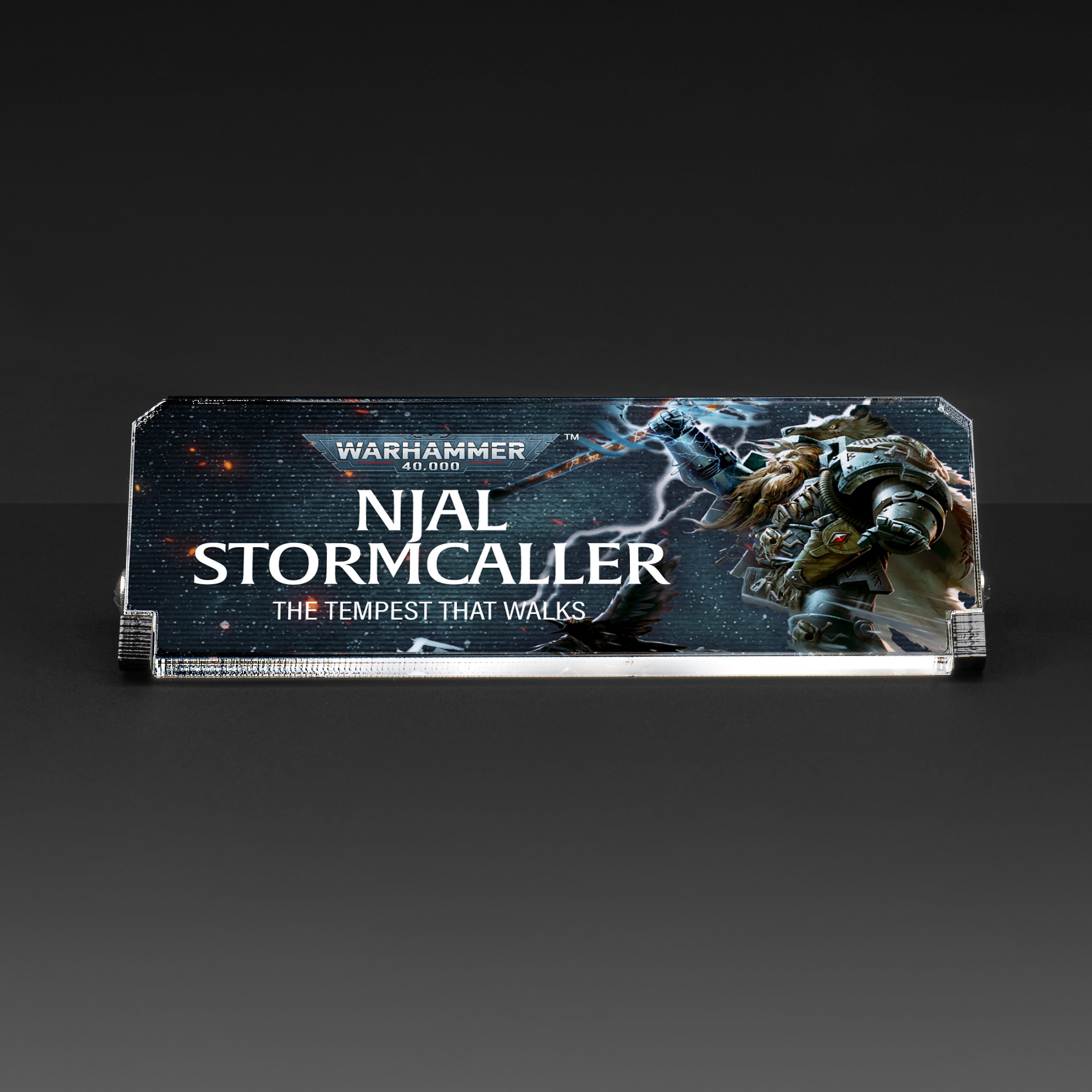 Plaque for Warhammer® 40,000 Njal Stormcaller