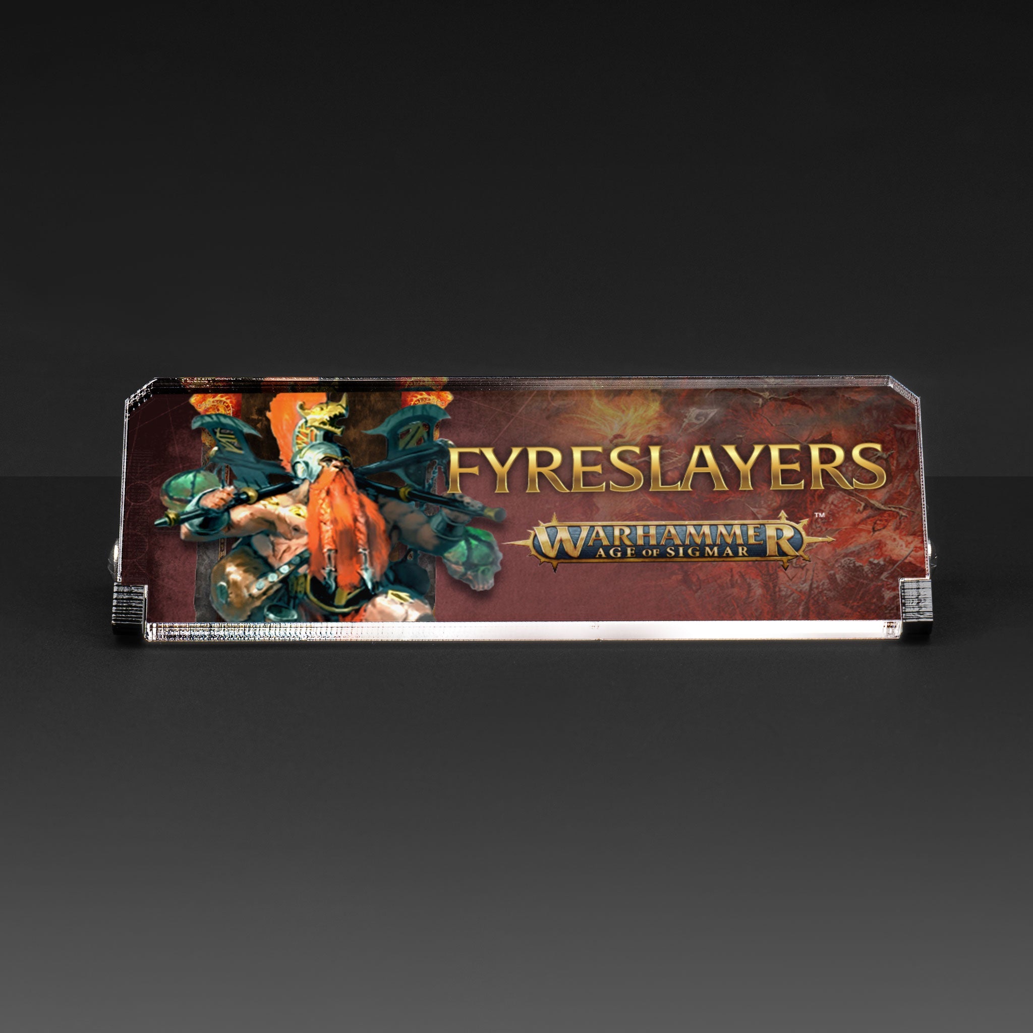 Plaque for Warhammer® Age of Sigmar - Fyreslayers