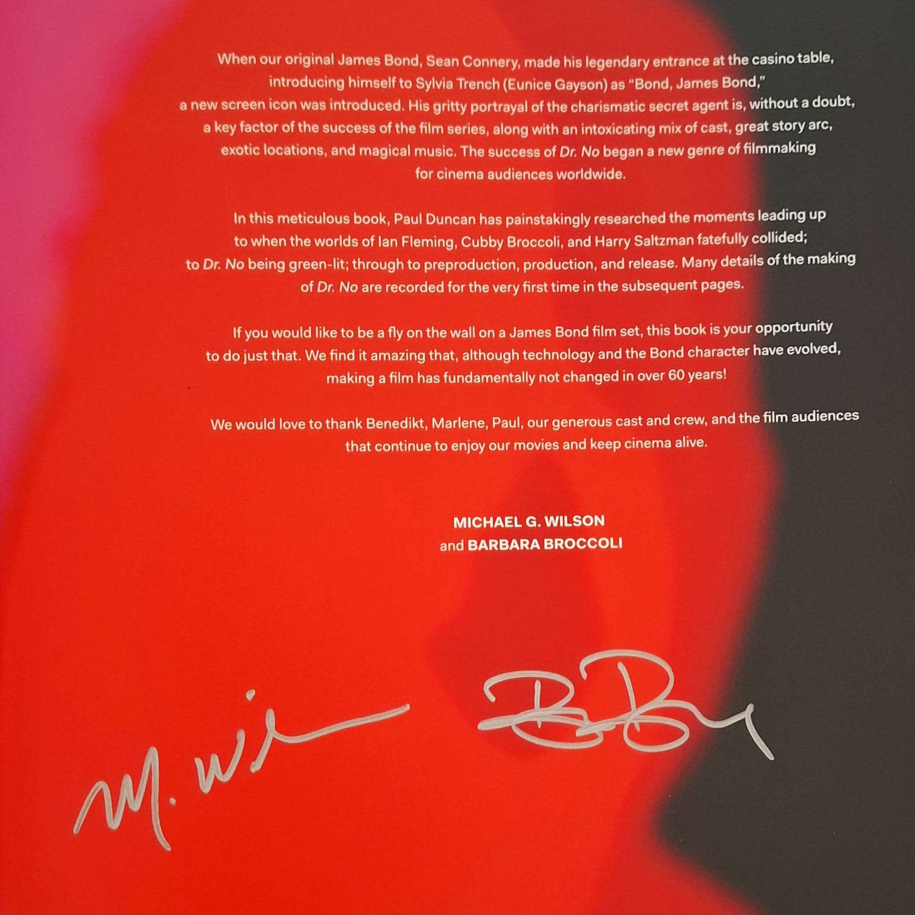James Bond Dr. No Archive Book & Framed Art - Publicity Portrait Signed & Numbered Edition - By Taschen