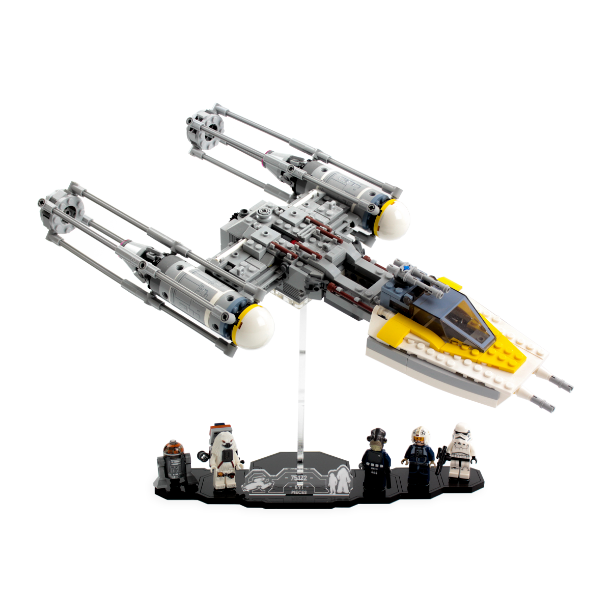 Display Stand for LEGO® Star Wars™ Y-Wing (75172)