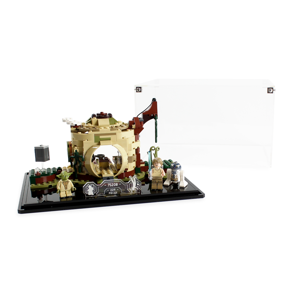 Display Case for LEGO® Star Wars™ Yoda's Hut (75208)