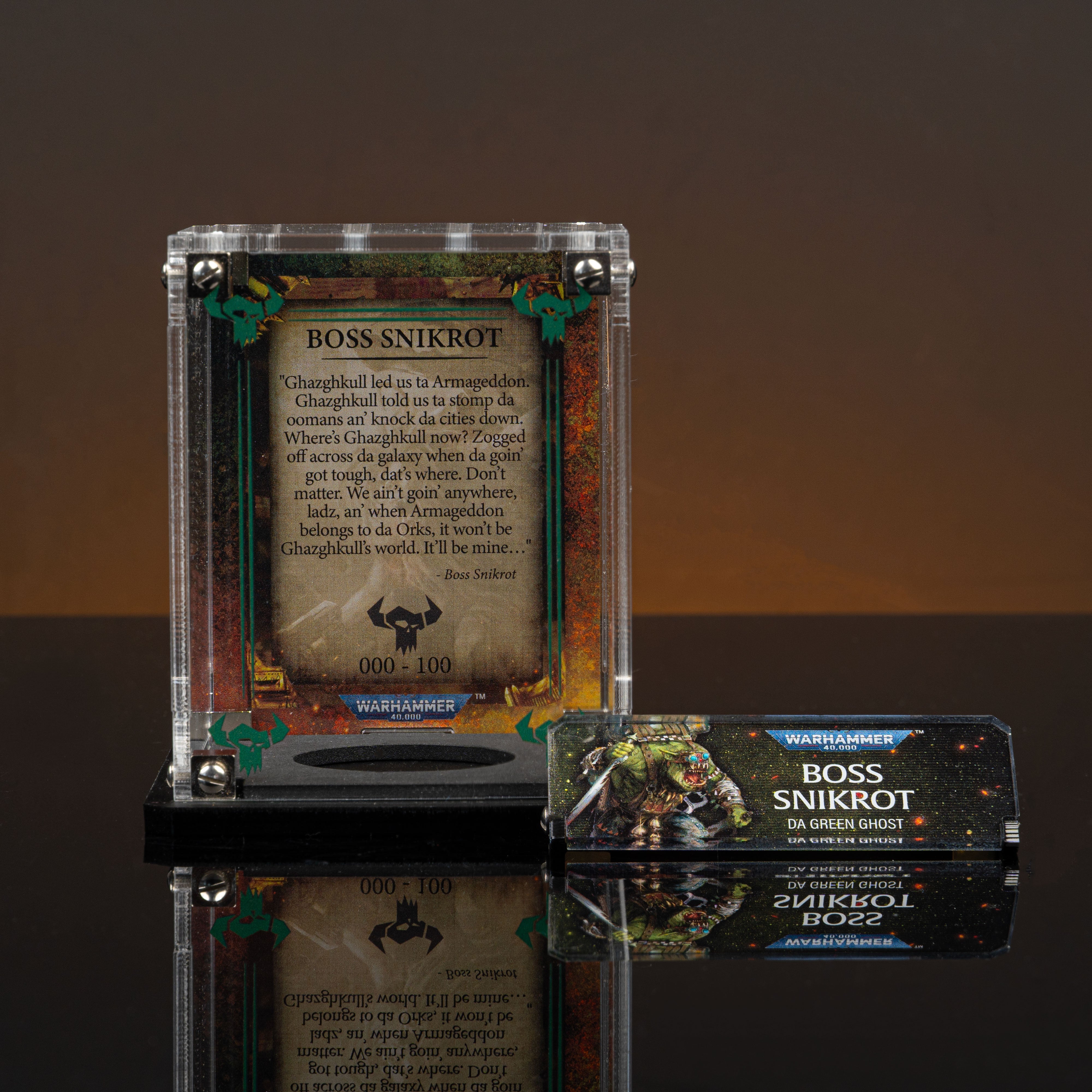 Limited Edition Display Cases for Warhammer® 40,000 Orks Miniatures