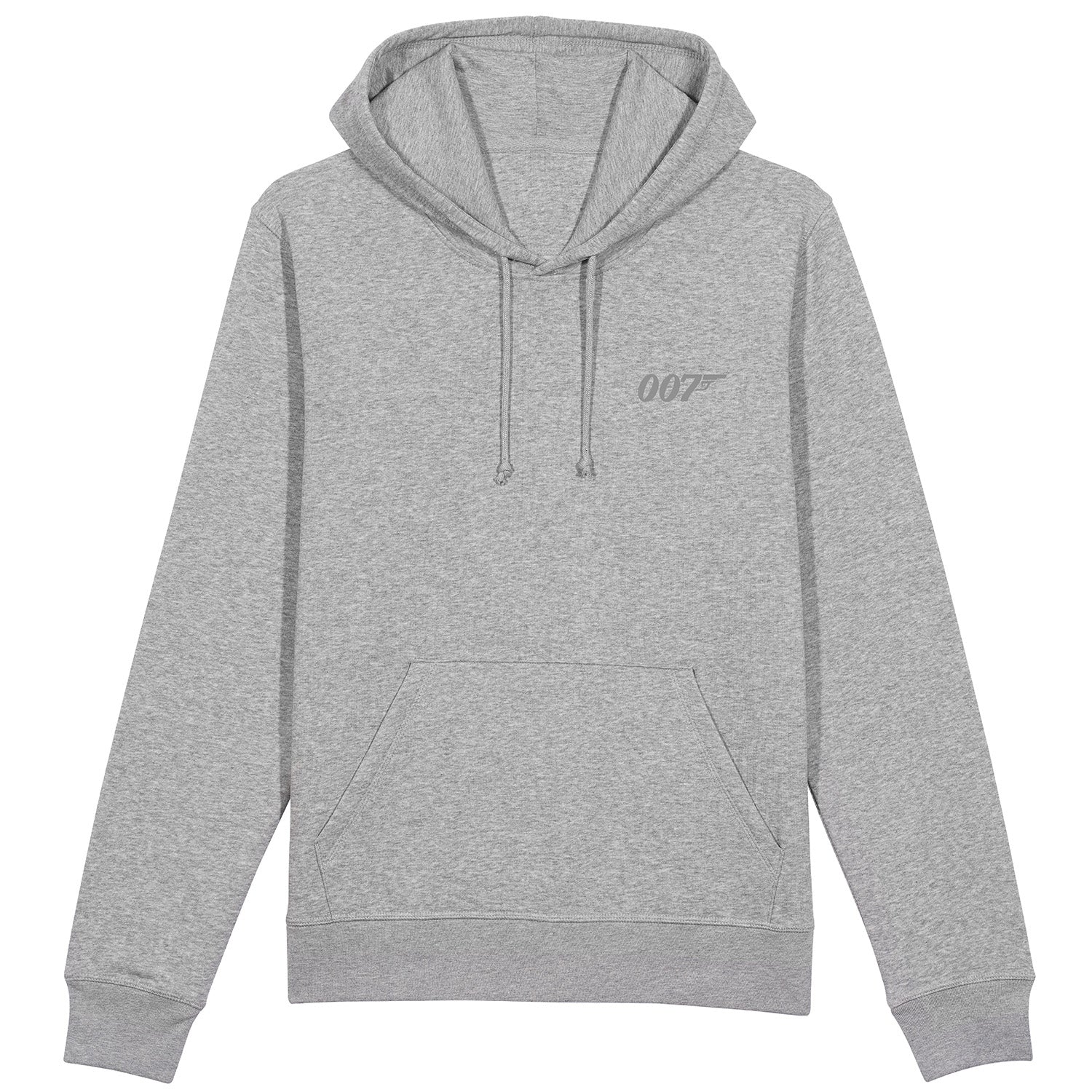 James Bond 007 Embroidered Grey Marl Hoodie