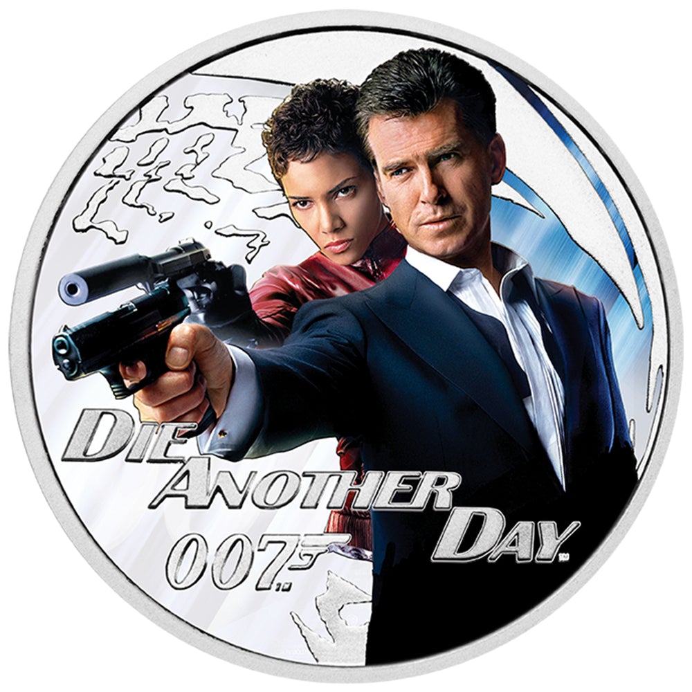 James Bond Die Another Day 1/2 oz Silver Proof Coin - By The Perth Mint