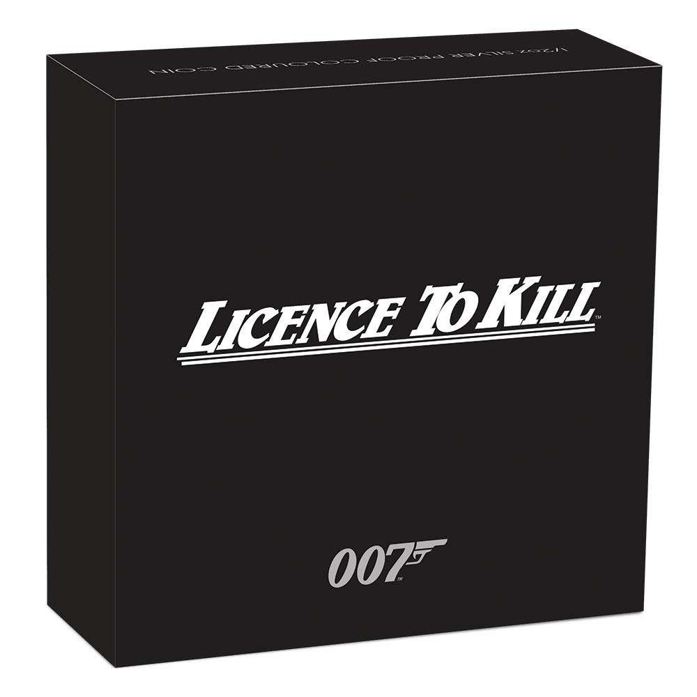 James Bond Licence To Kill 1/2 oz Silver Proof Coin - By The Perth Mint