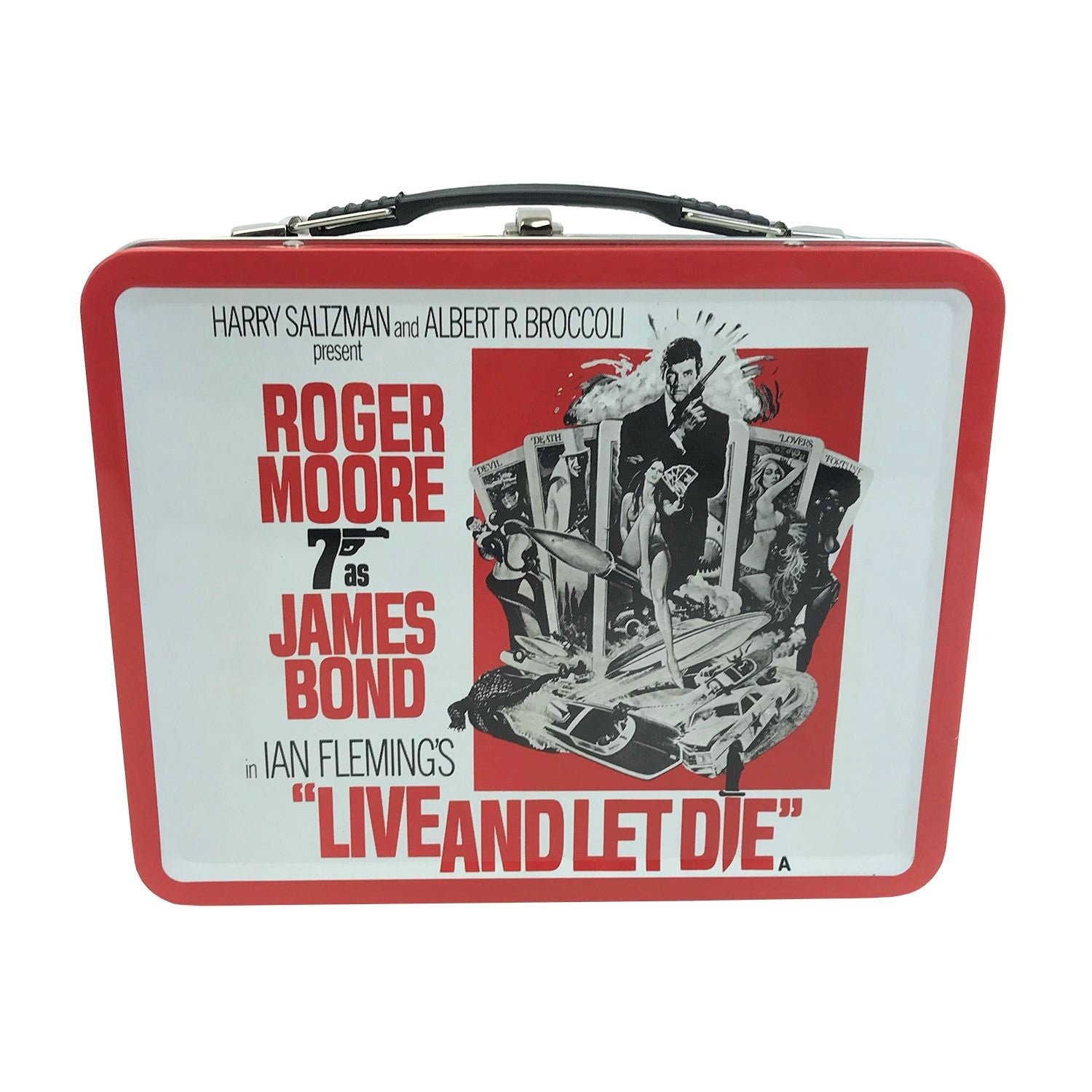 James Bond Live And Let Die Tin Tote Lunch Box