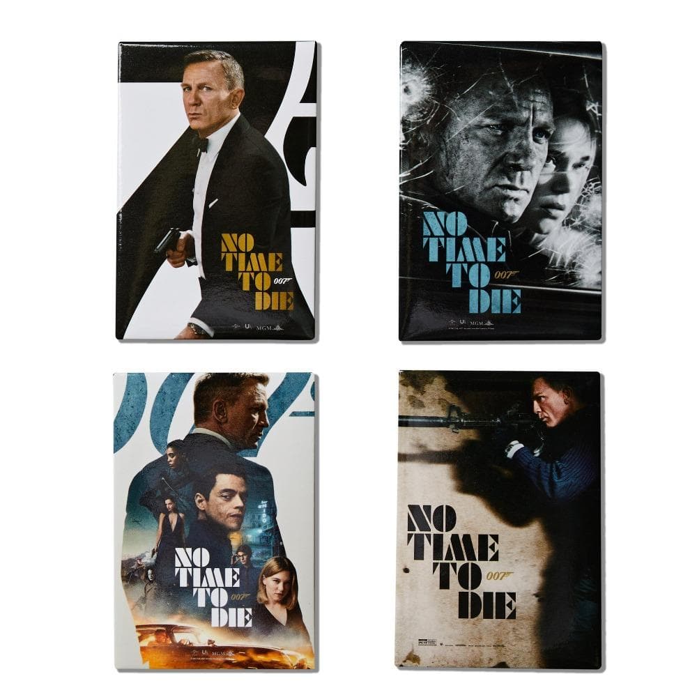 James Bond No Time To Die Poster Magnet Set (Outlet Item)